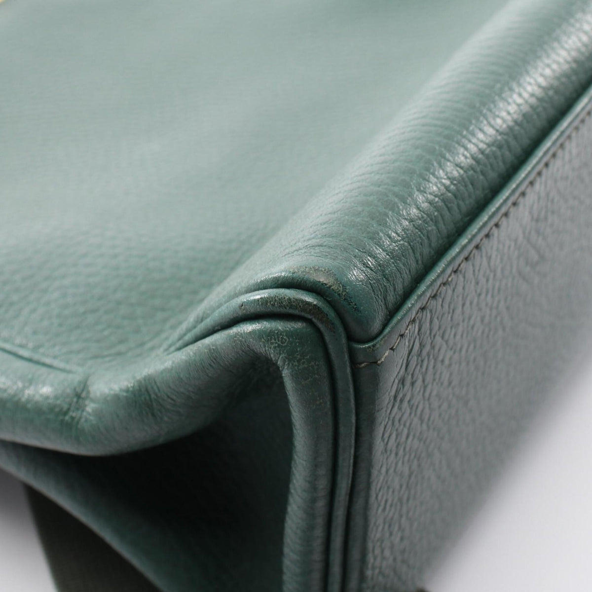 Hermes Green Ardennes Leather Backpack Handbag (Pre-Owned)
