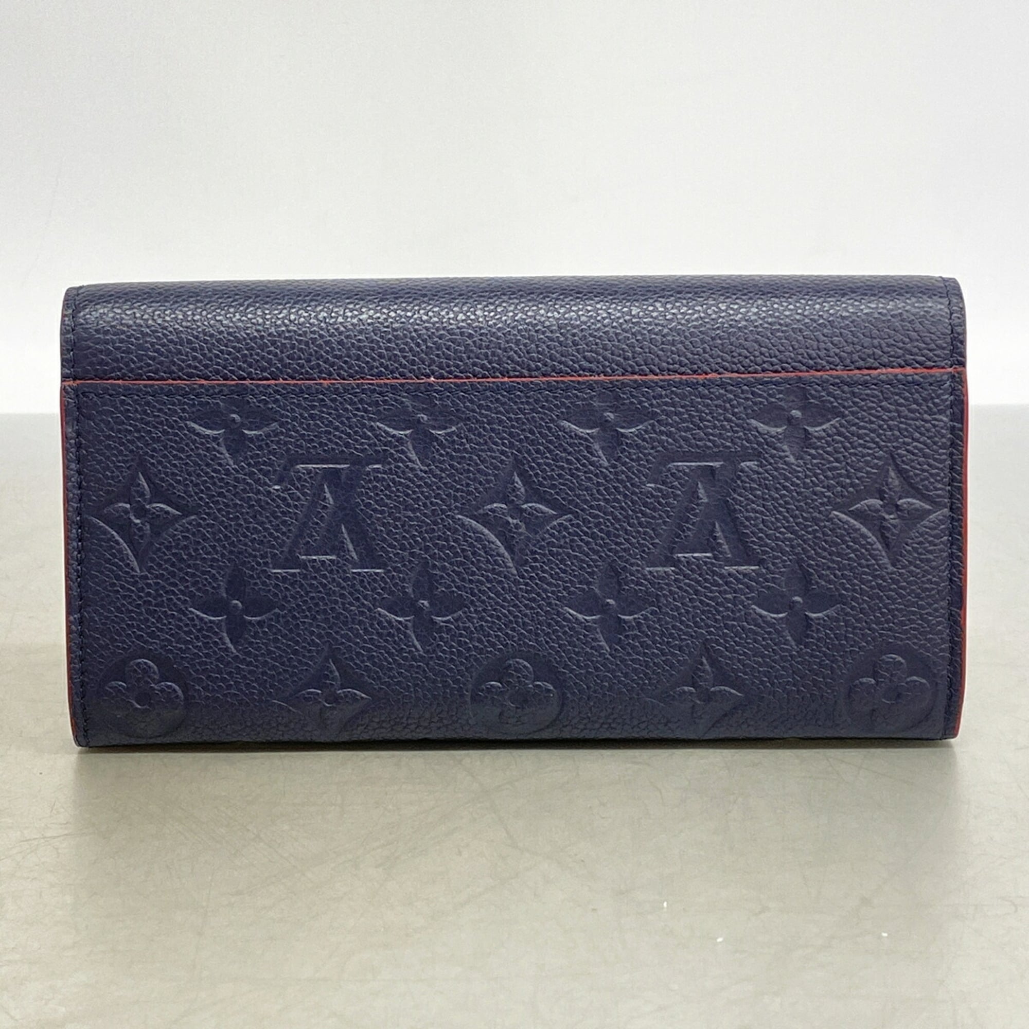 Louis Vuitton Marine Rouge Long Wallet (Bi-Fold) (Pre-Owned)