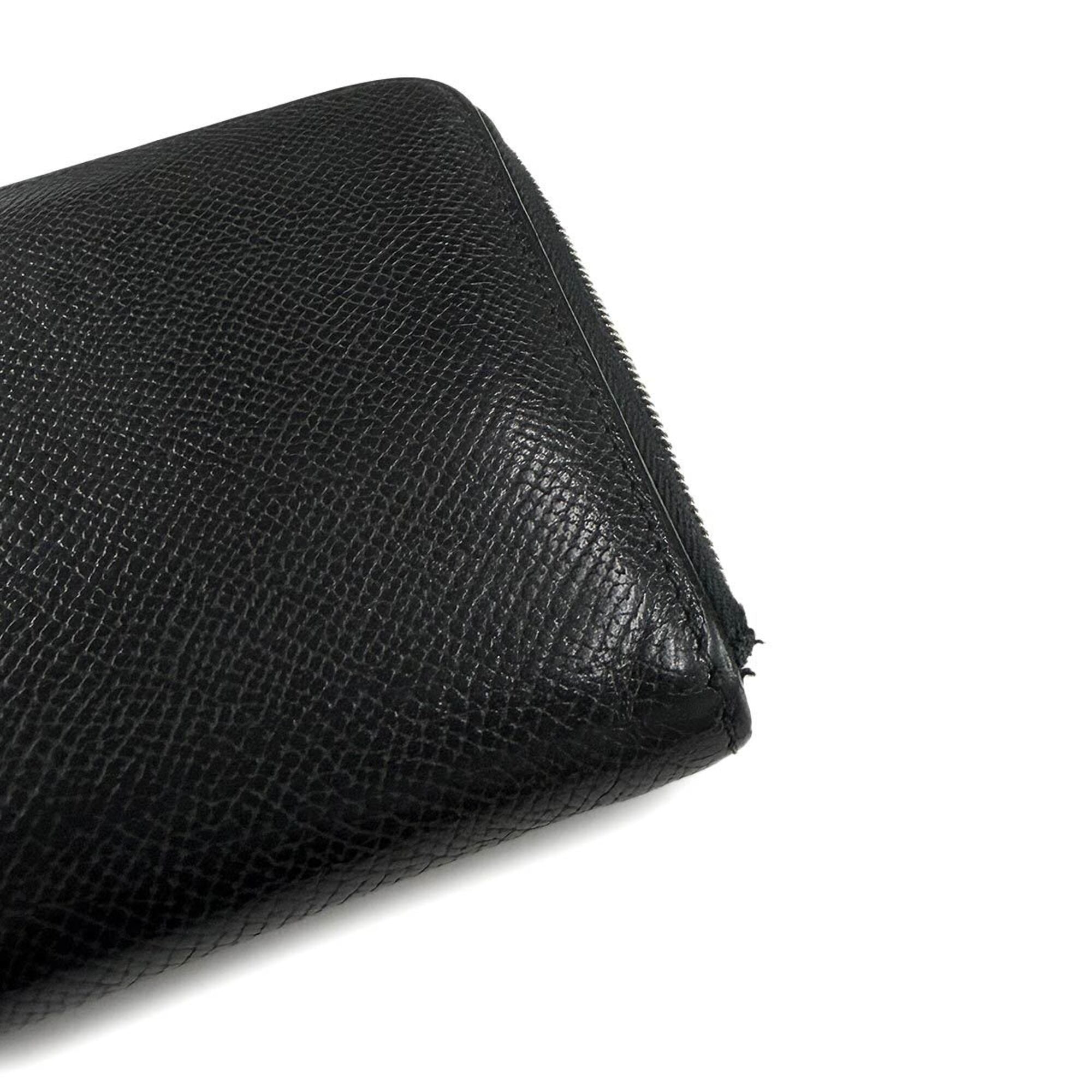 Hermes Black Epsom Leather Long Wallet (Bi-Fold) (Pre-Owned)