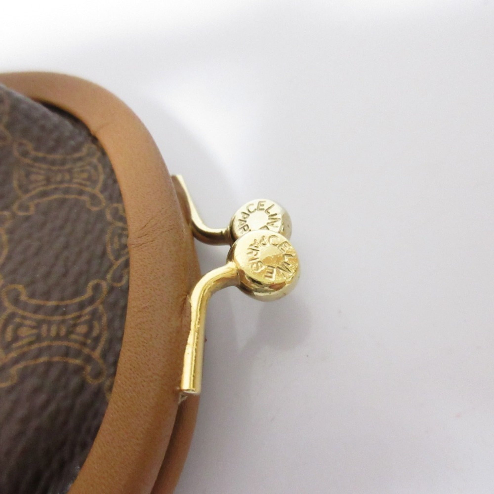 Celine Brown Coin Purse/Coin Case (Pre-Owned)