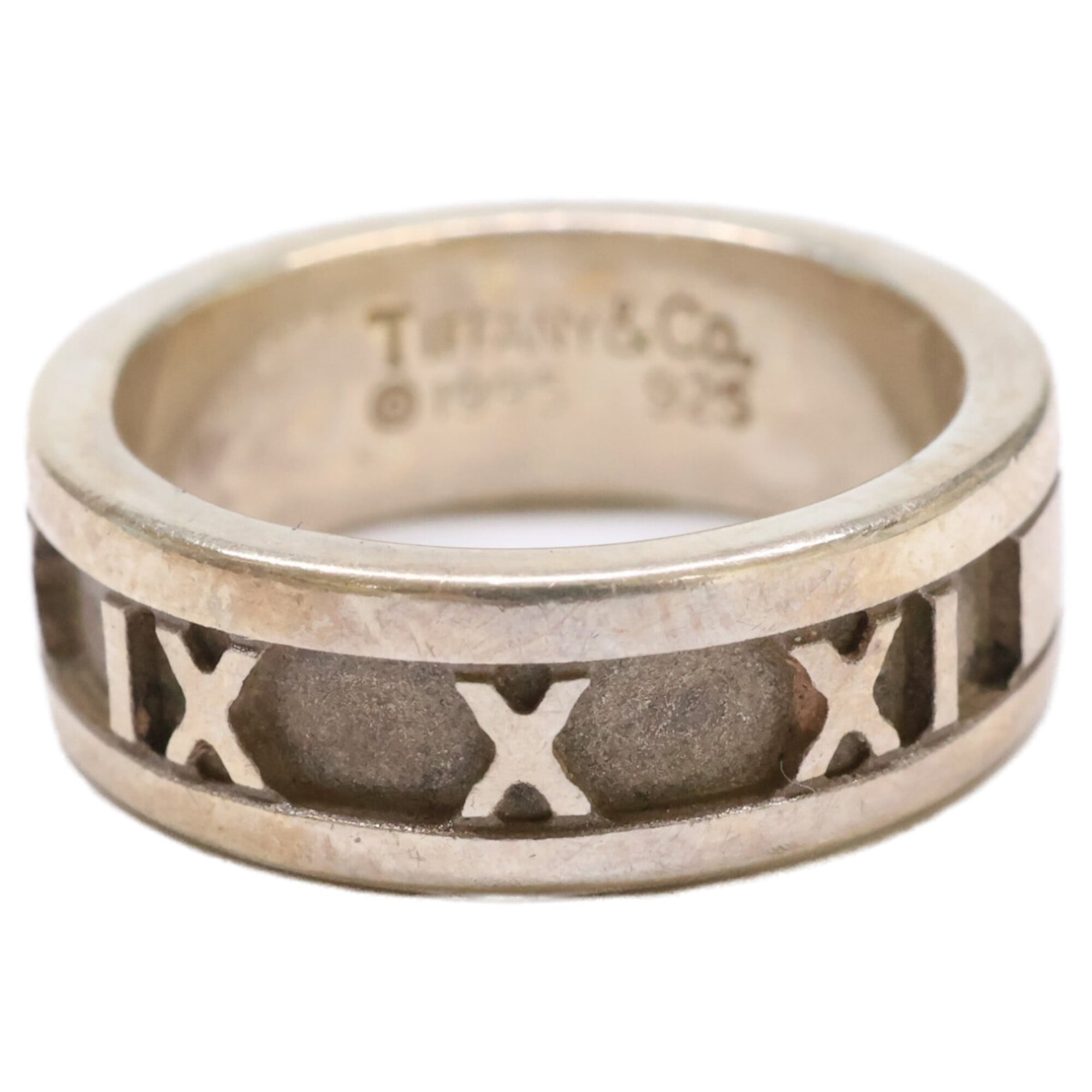 Tiffany Silver Silver 925 Band Ring (Pre-Owned)