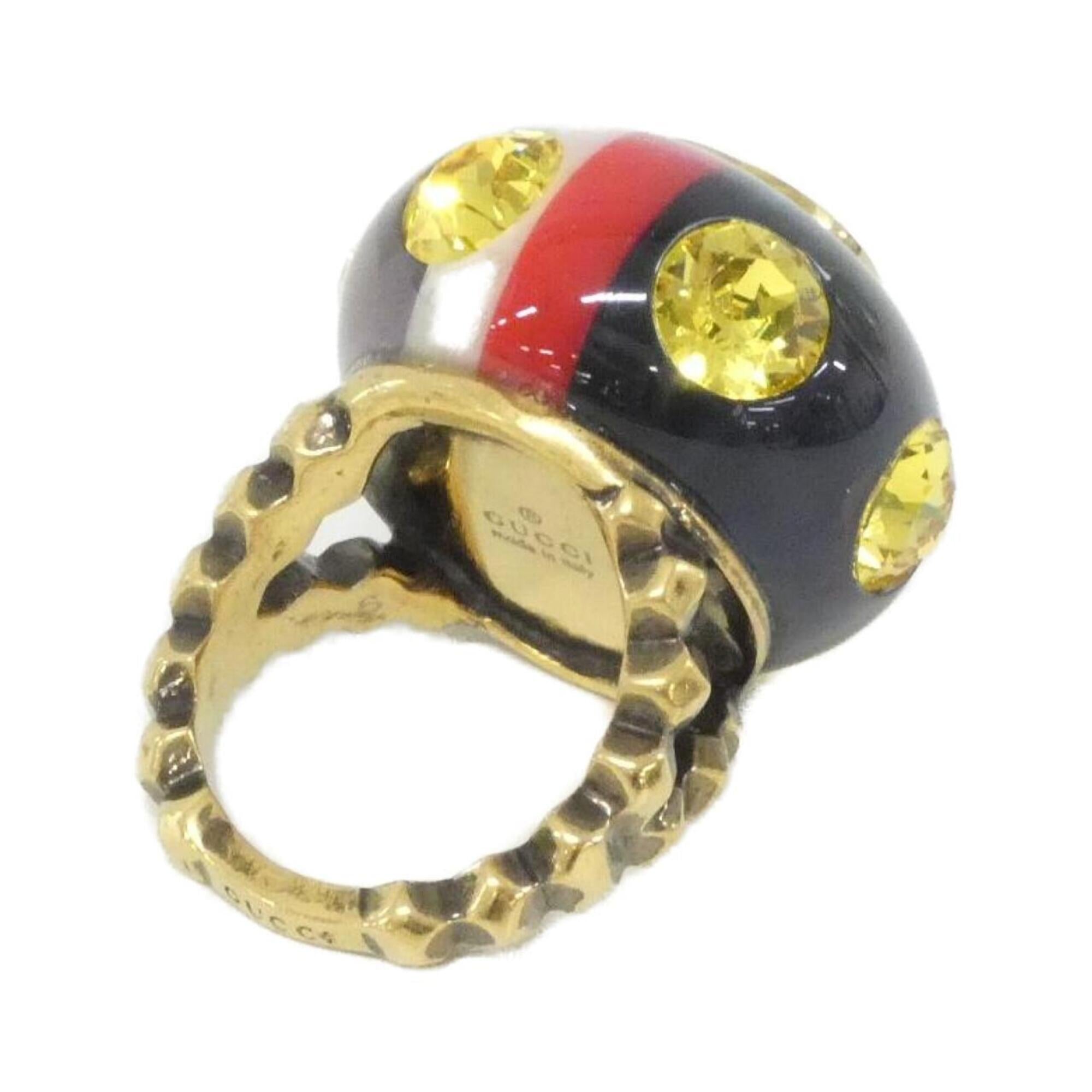 Gucci Gold Multi-Color Band Ring (Pre-Owned)