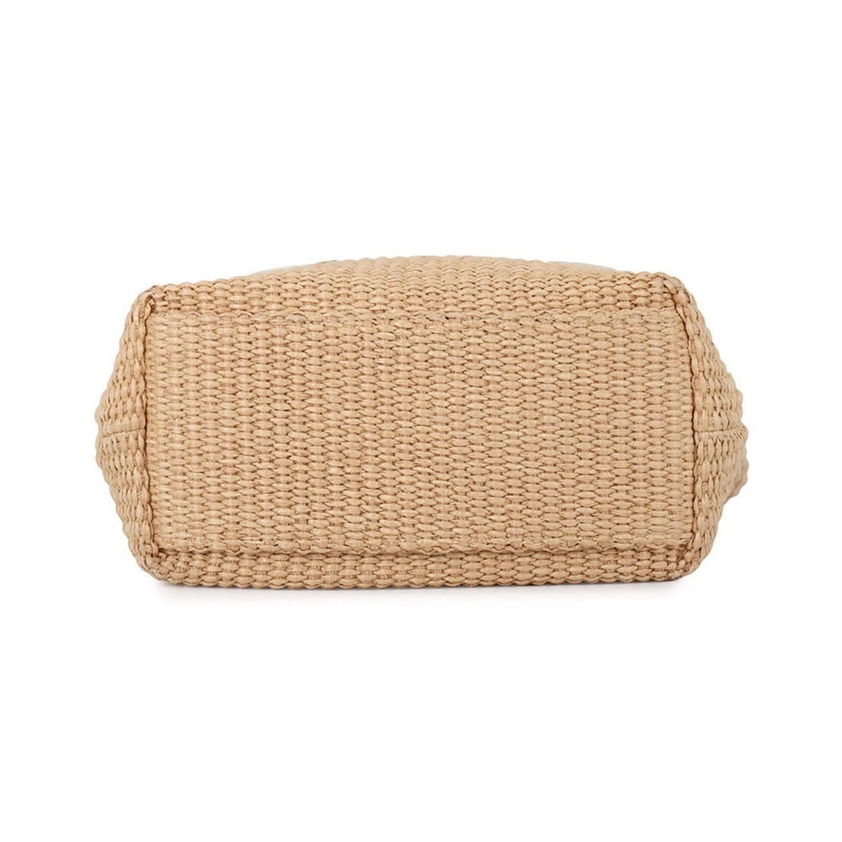 Jimmy Choo Beige Raffia Leather Handbag Shoulder Bag (Pre-Owned)