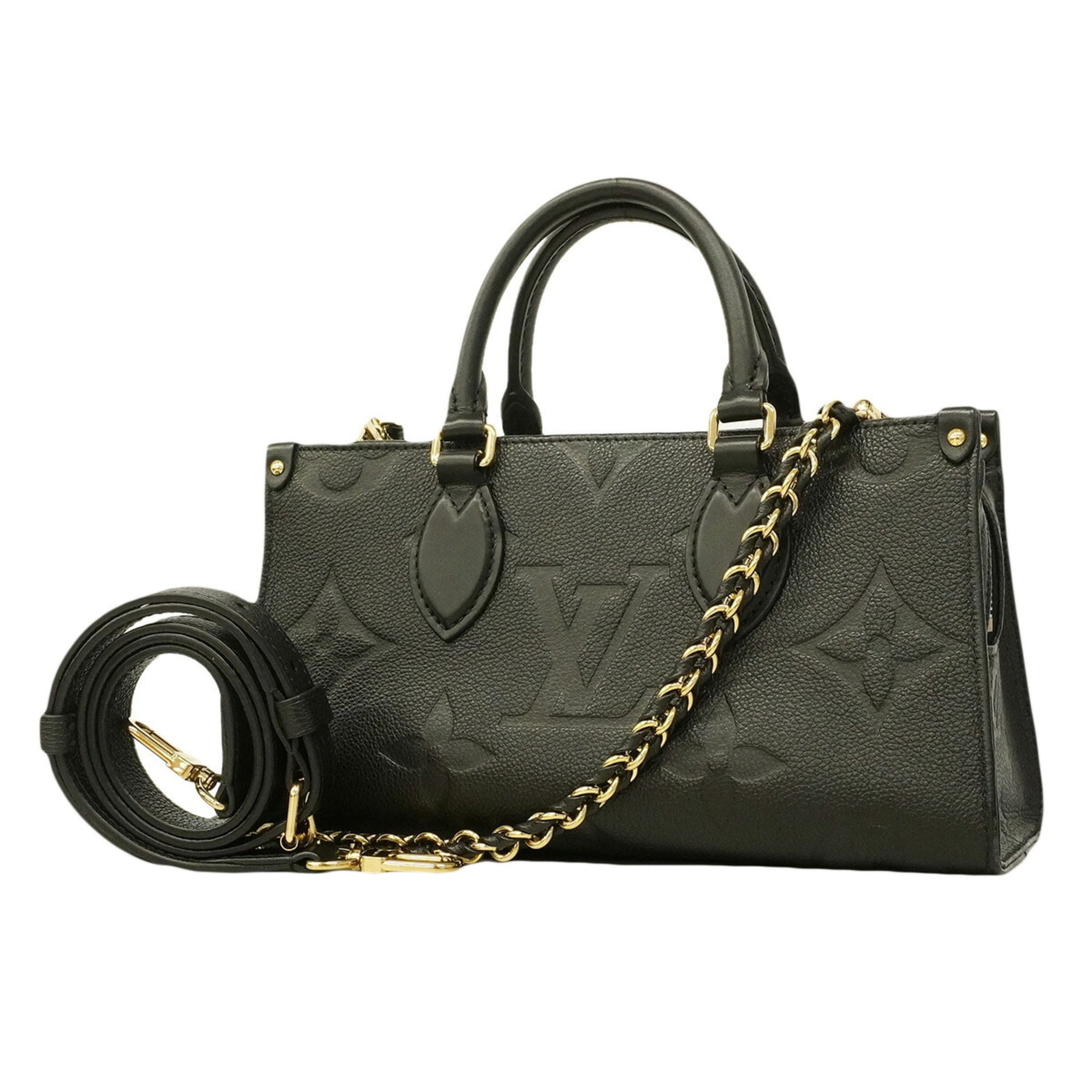 Louis Vuitton Noir Handbag (Pre-Owned)