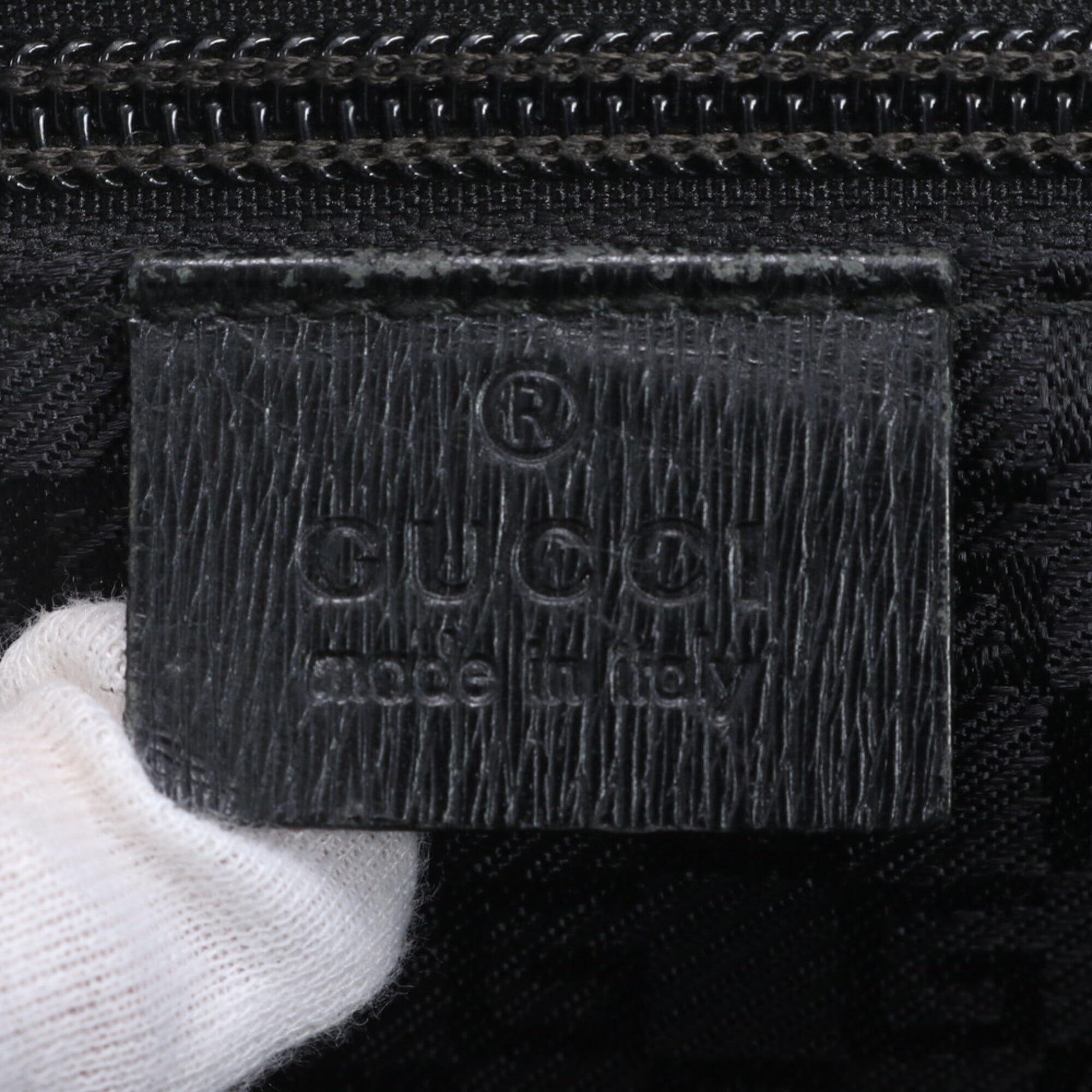 Gucci Black Leather Briefcase Tote Bag (Pre-Owned)