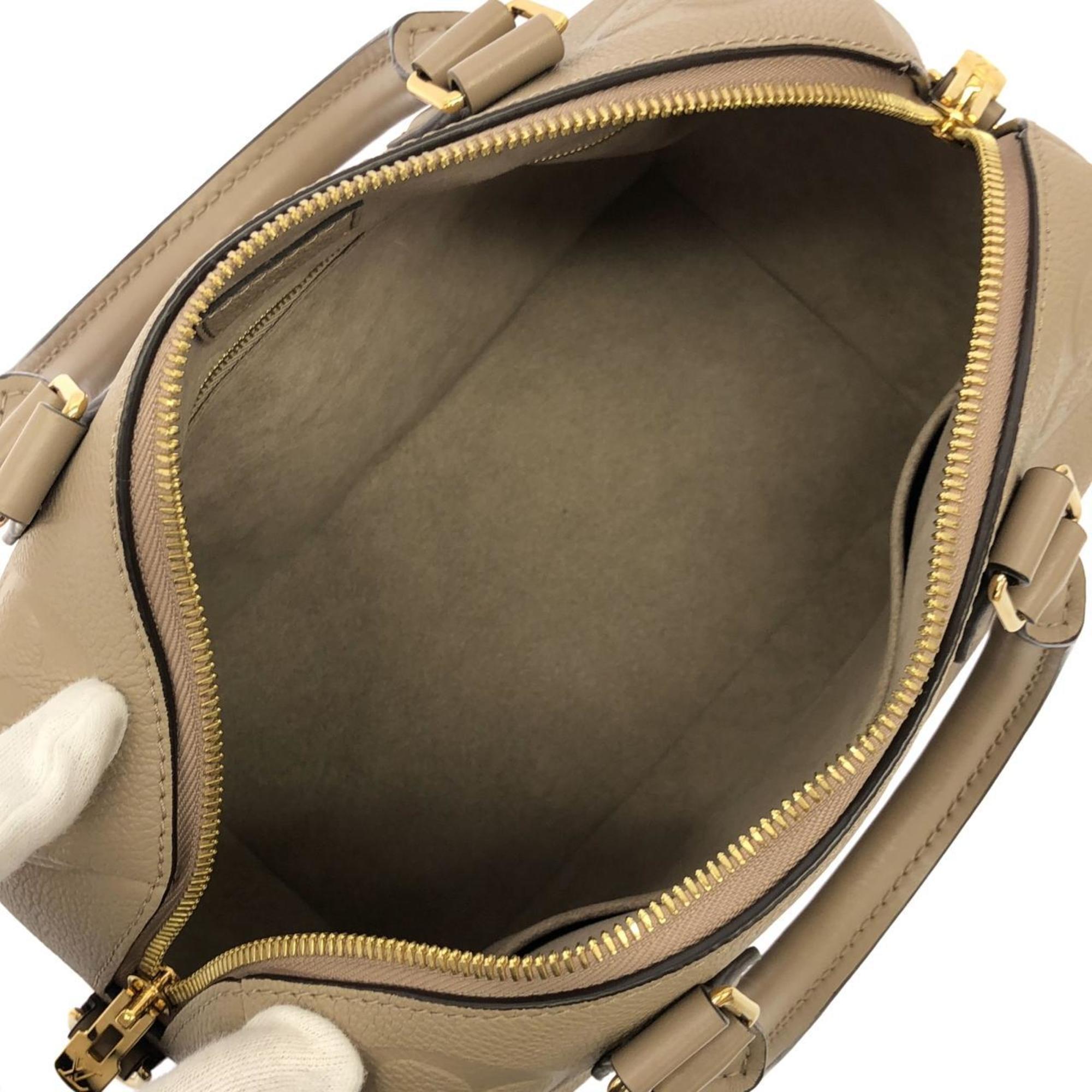 Louis Vuitton Monogram Empreinte Tourterelle Leather Boston Bag (Pre-Owned)