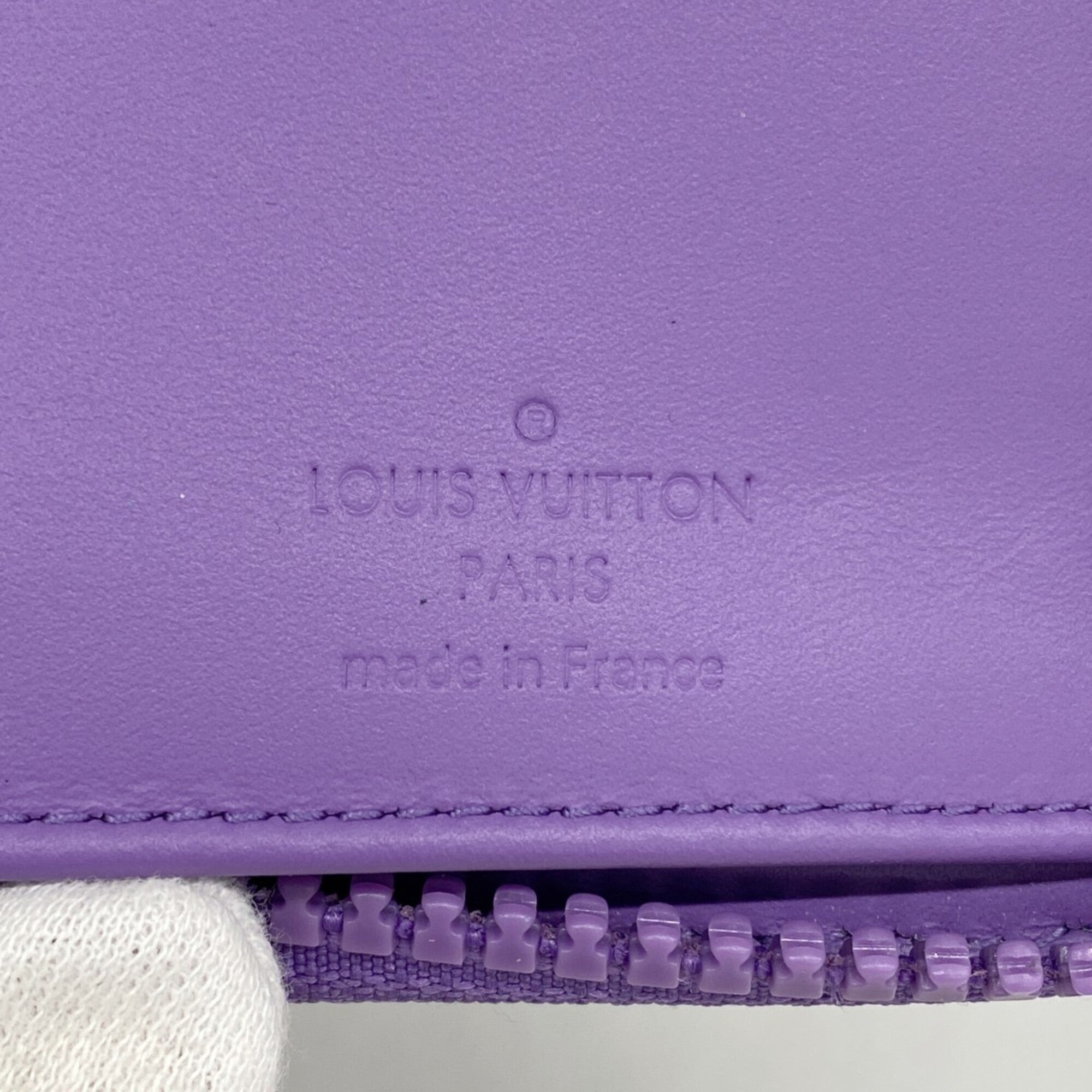 Louis Vuitton Violet Long Wallet (Bi-Fold) (Pre-Owned)