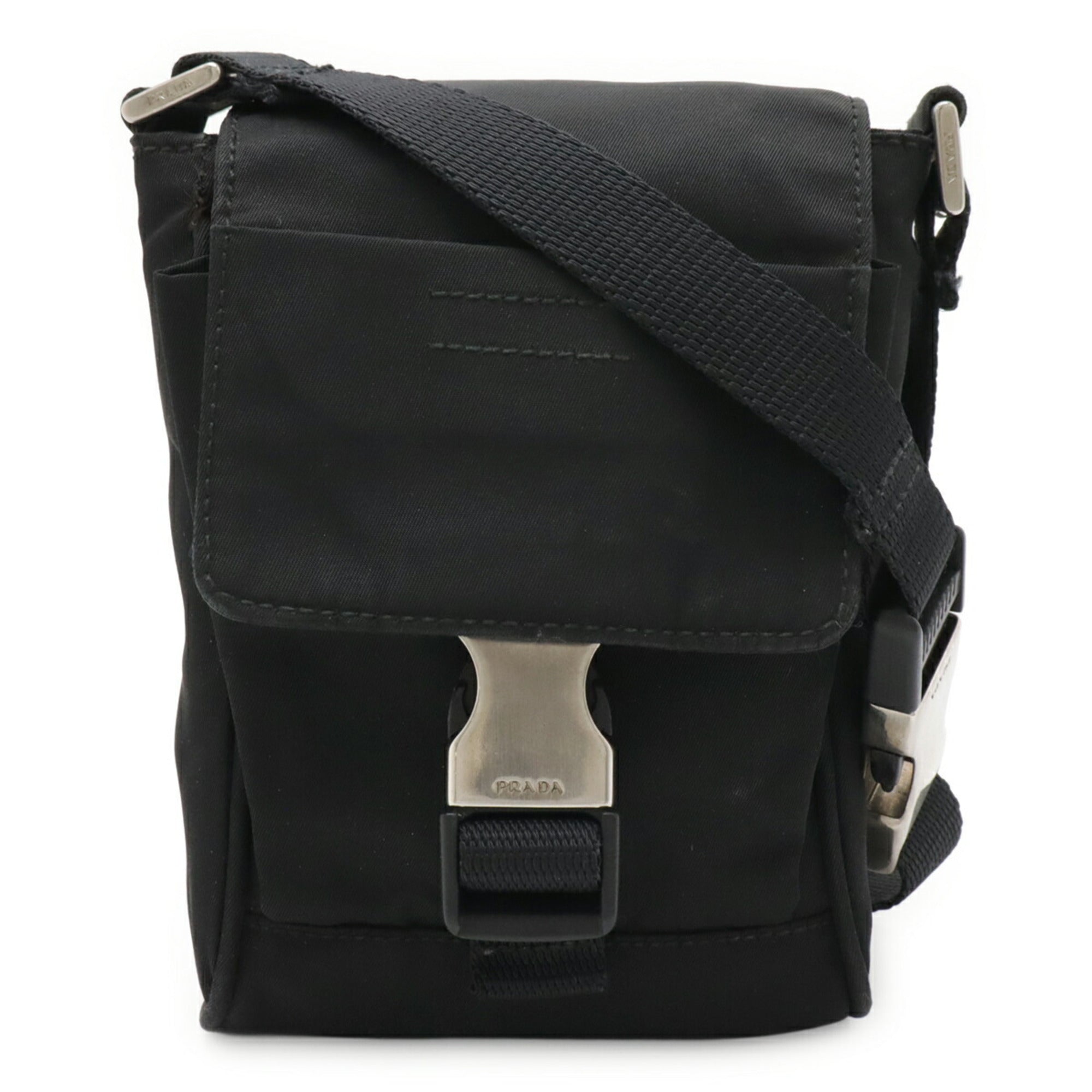 Prada Nero Pochette Pouch Shoulder Bag Sling Bag (Pre-Owned)