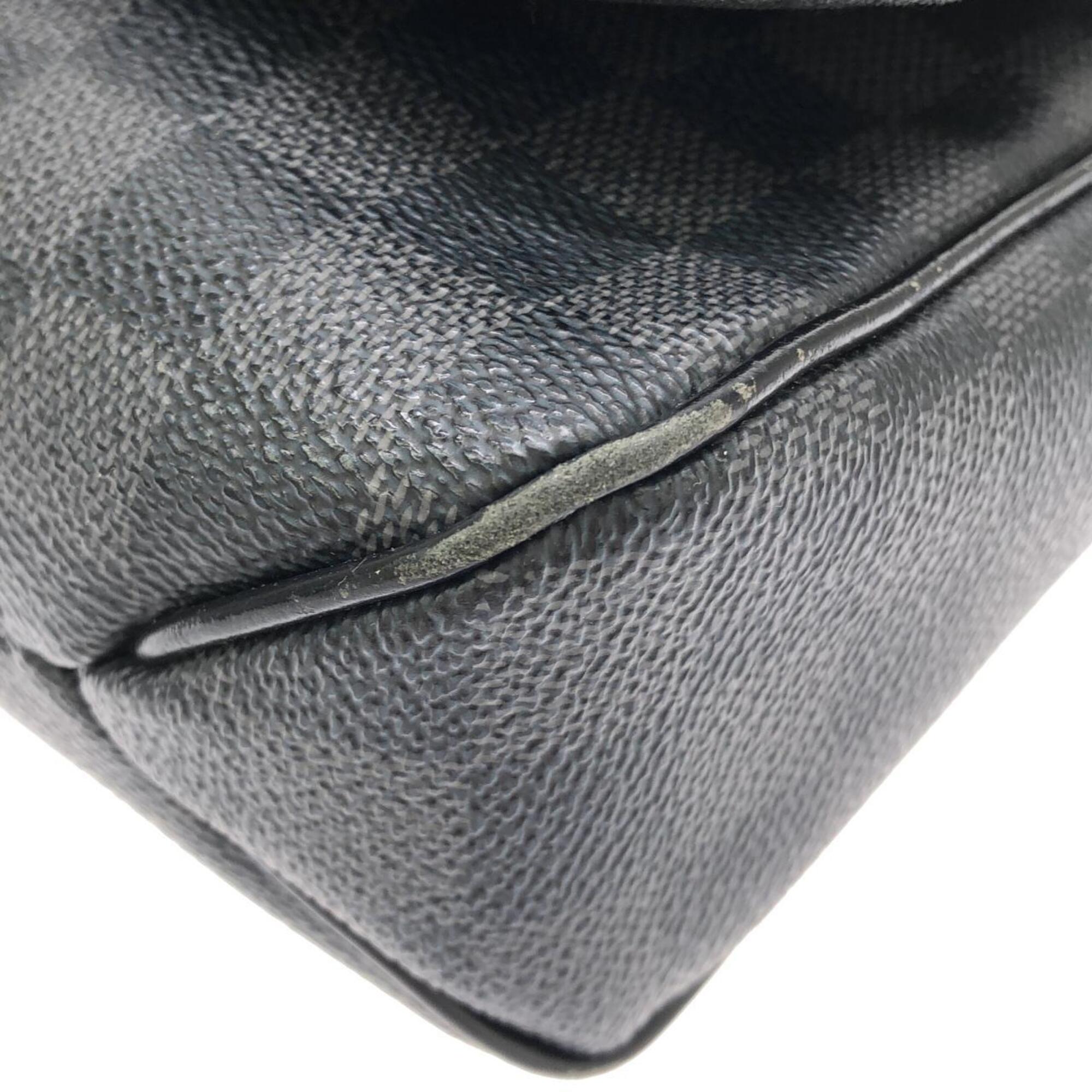 Louis Vuitton Graphite Coated Canvas Shoulder Bag (Pre-Owned)