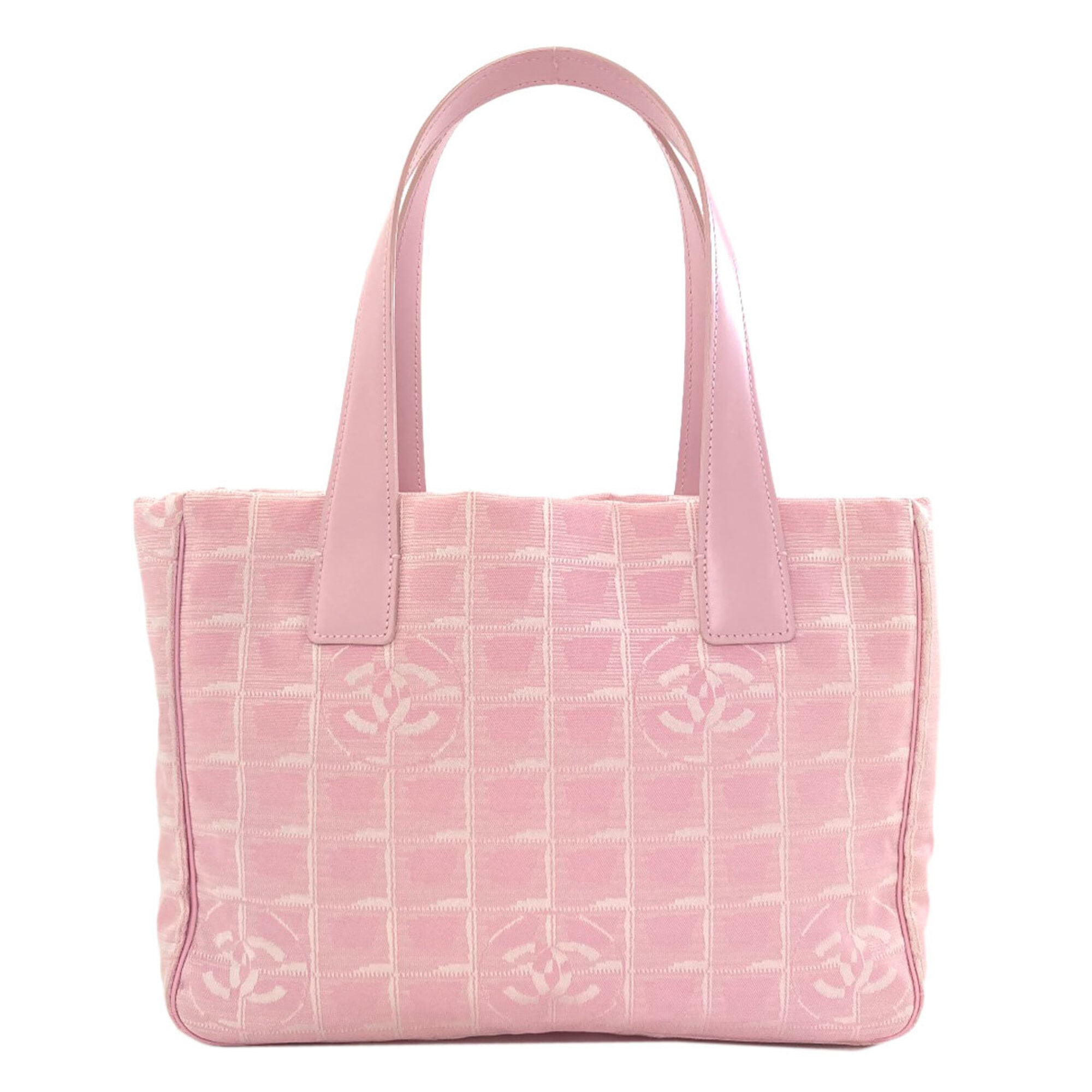 Chanel Pink Nylon Tote Bag (Pre-Owned)