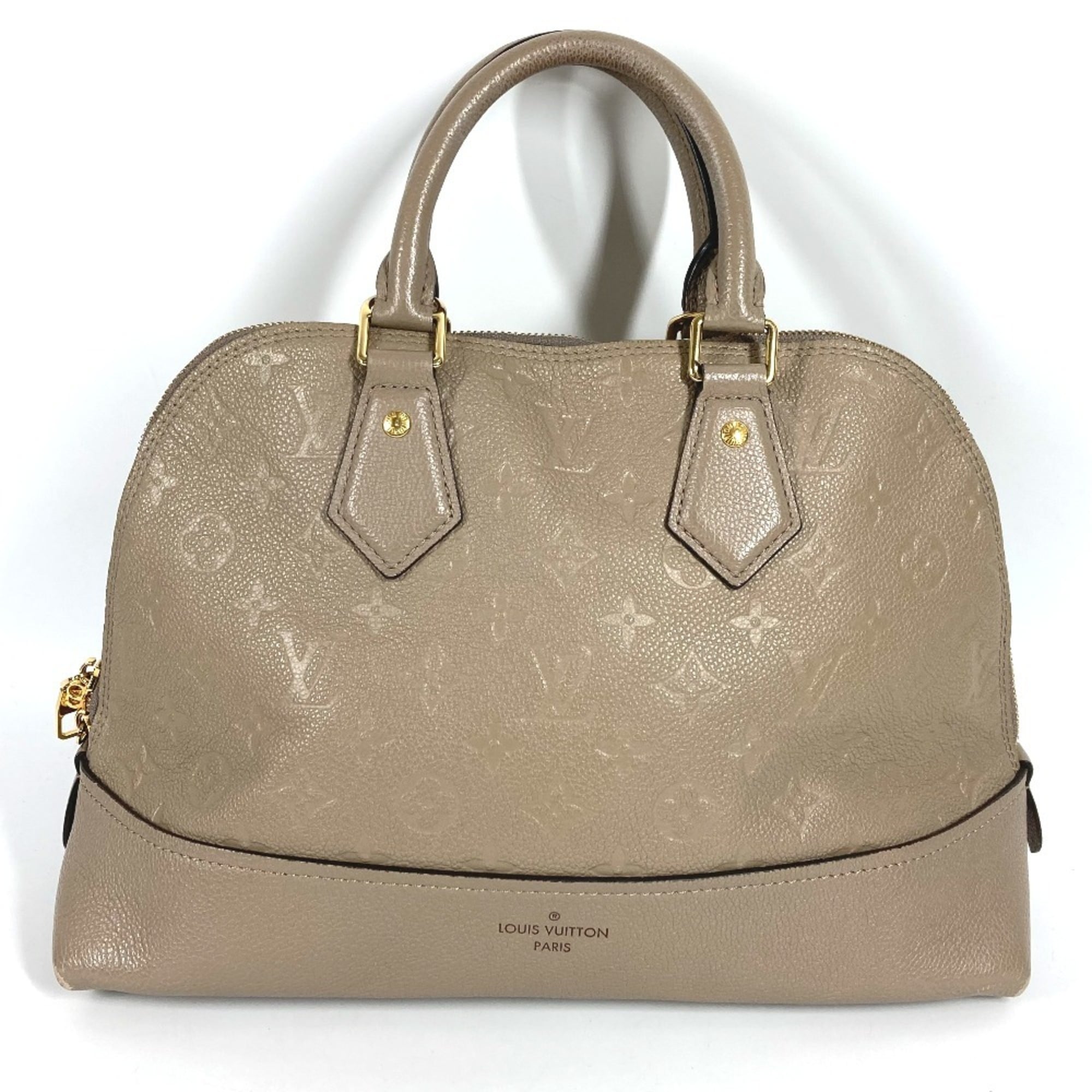 Louis Vuitton Beige Monogram Empreinte Leather Handbag Tote Bag (Pre-Owned)