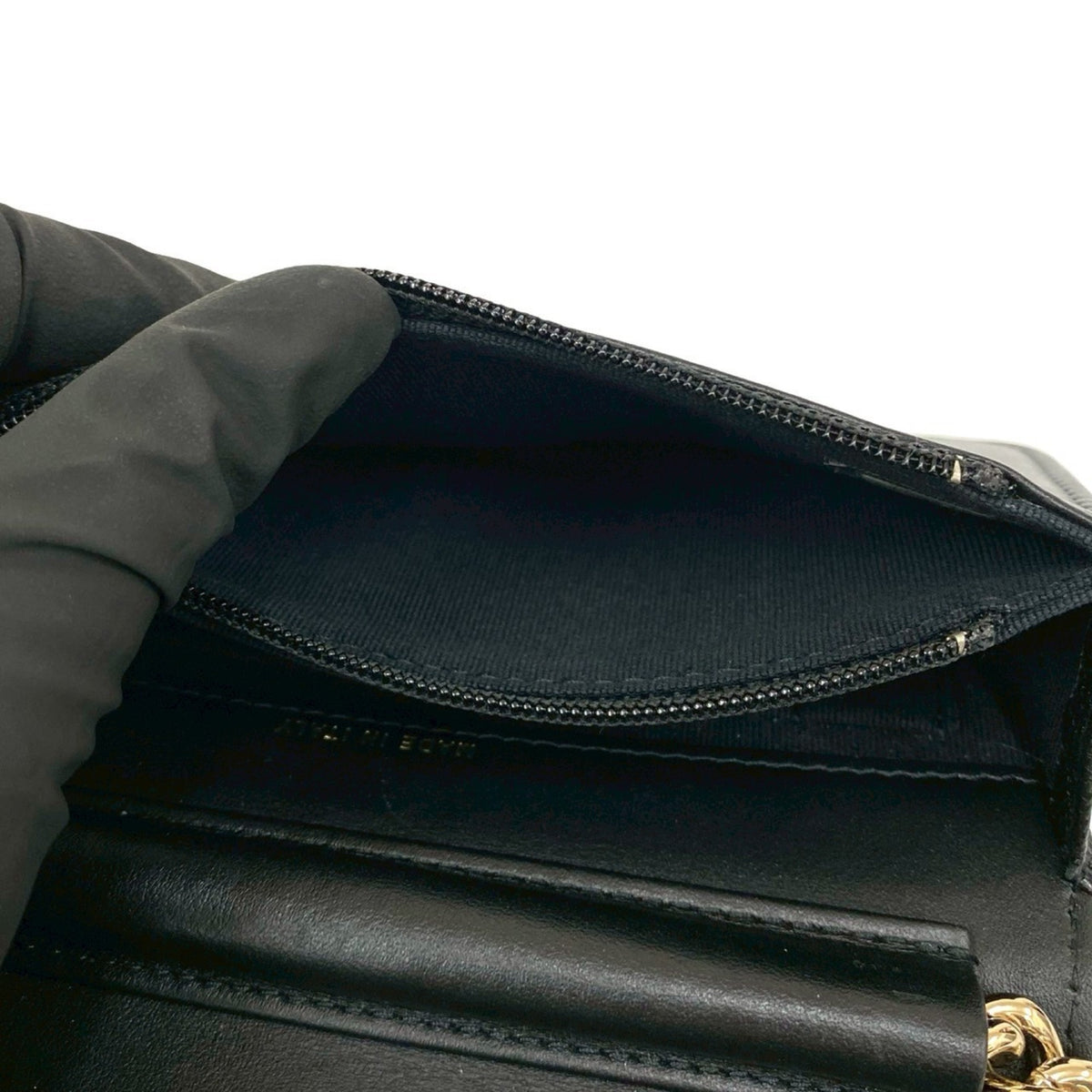 Chanel Black Grained Calfskin Shoulder Bag (Pre-Owned)