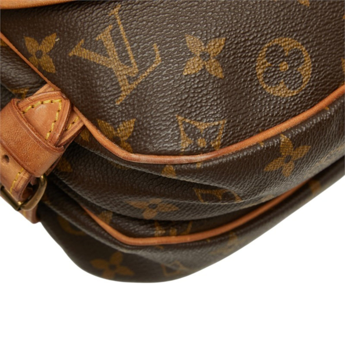 Louis Vuitton Monogram Brown Pvc Leather Shoulder Bag (Pre-Owned)
