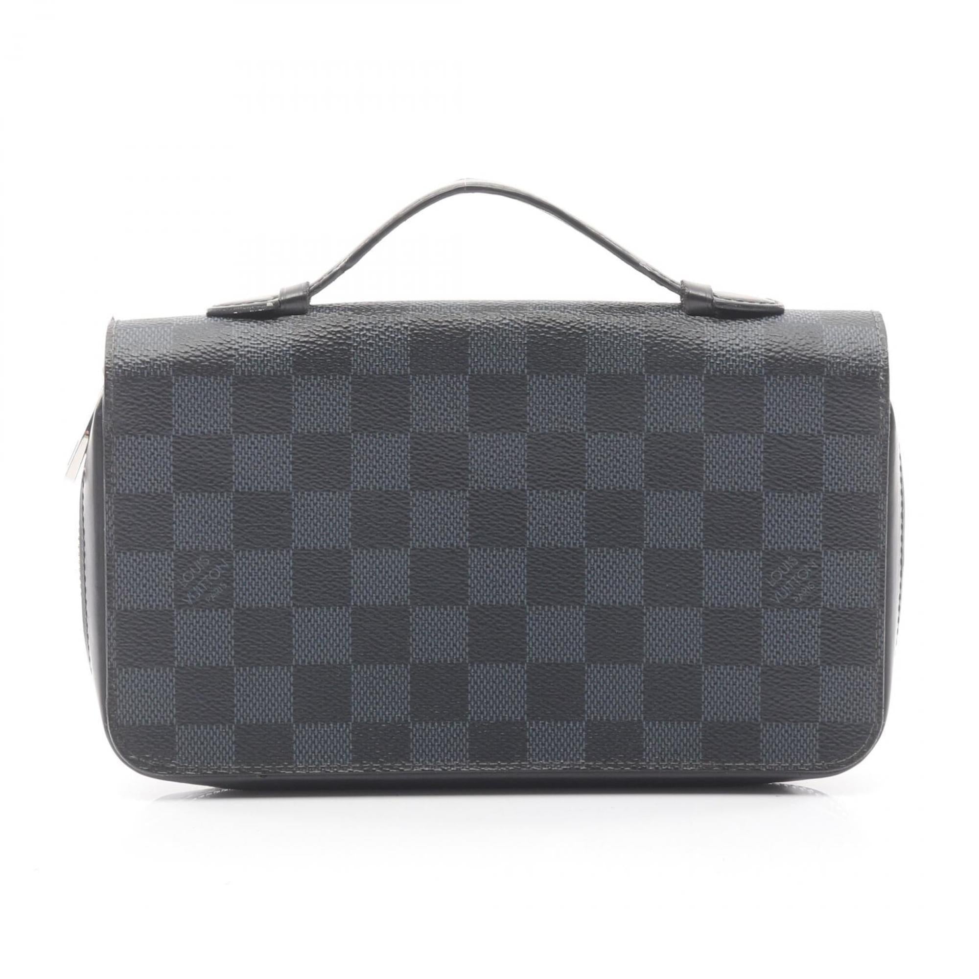 Louis Vuitton Black Damier Graphite Damier Graphite Long Bill Wallet (Bi-Fold) (Pre-Owned)