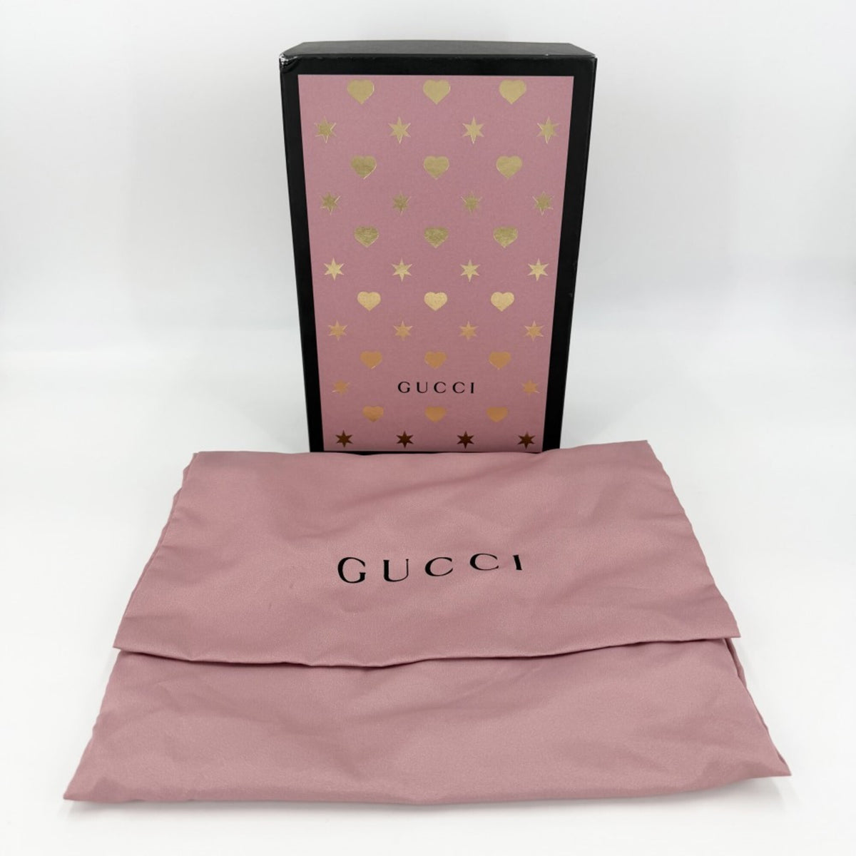 Gucci Pink Red Color Leather Shoulder Bag (Pre-Owned)