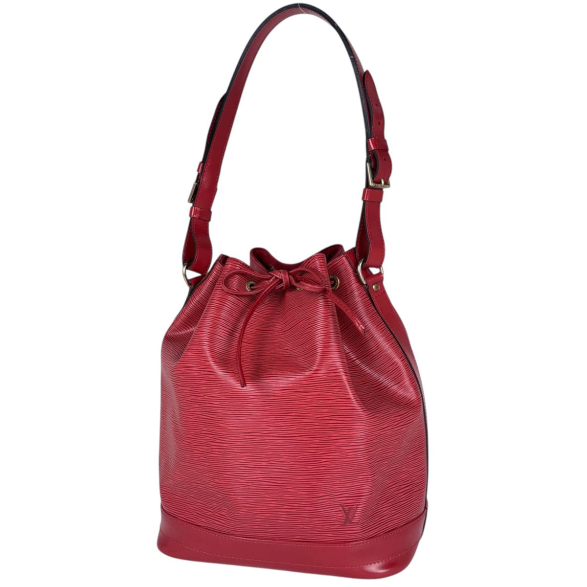 Louis Vuitton Castilian Red Epi Leather Shoulder Bag (Pre-Owned)