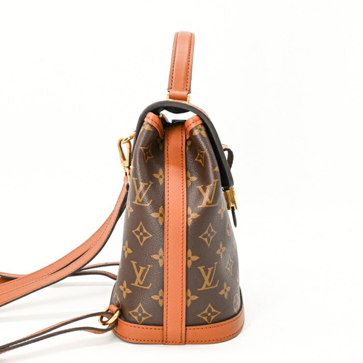 Louis Vuitton Brown Monogram Canvas Backpack (Pre-Owned)