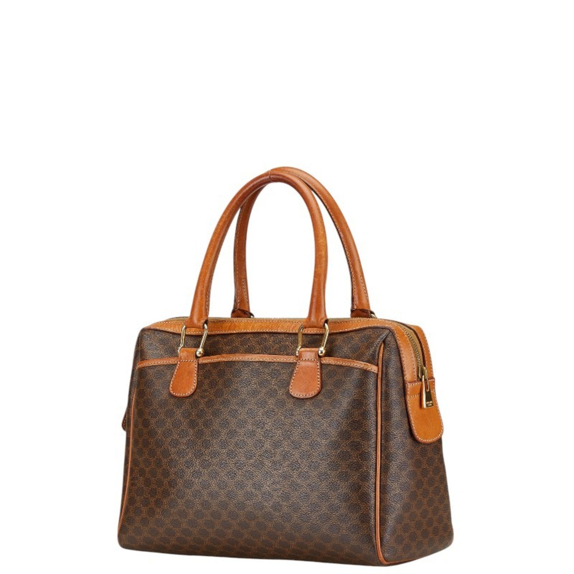 Celine Brown Pvc Leather Handbag (Pre-Owned)
