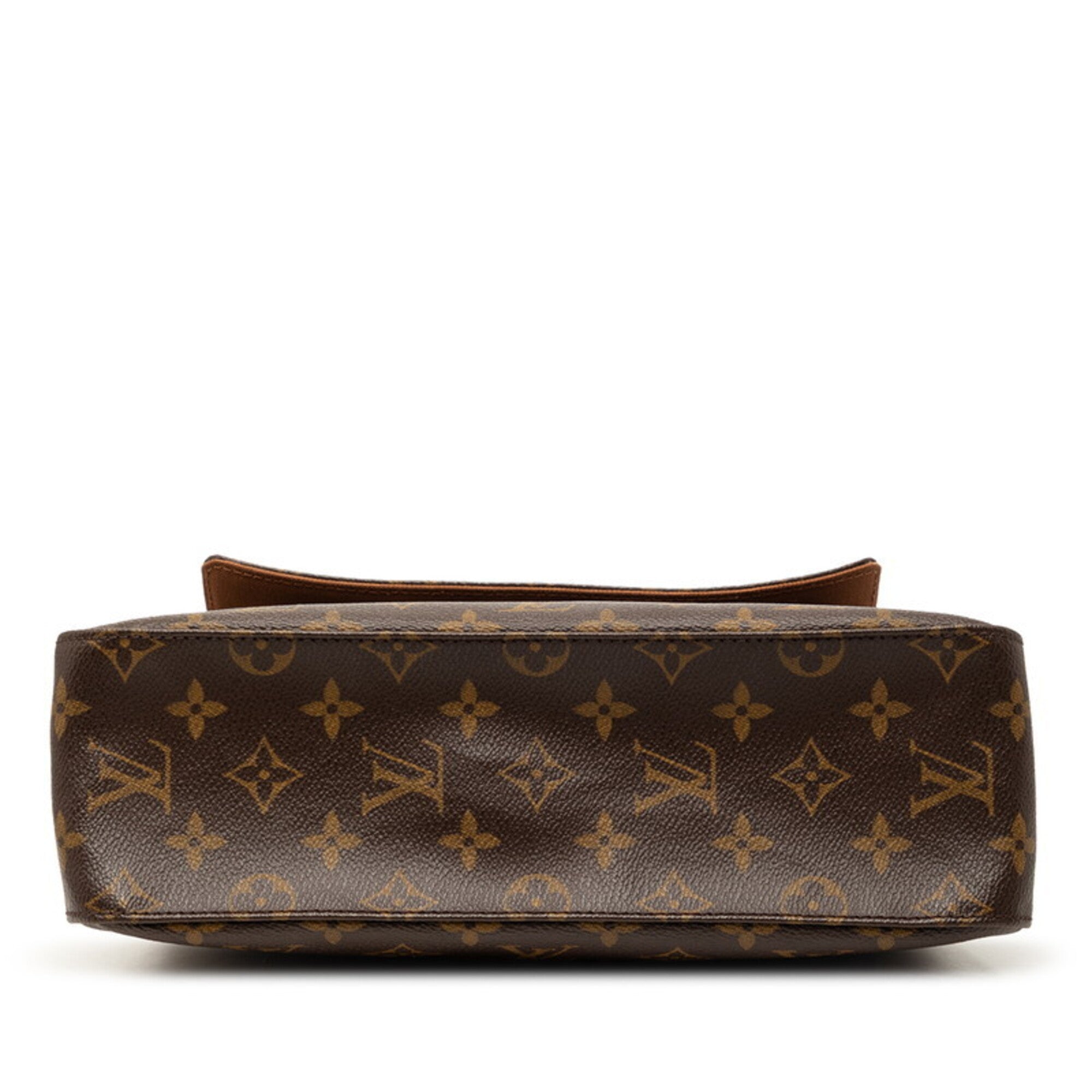Louis Vuitton Monogram Brown Pvc Leather Handbag Shoulder Bag (Pre-Owned)