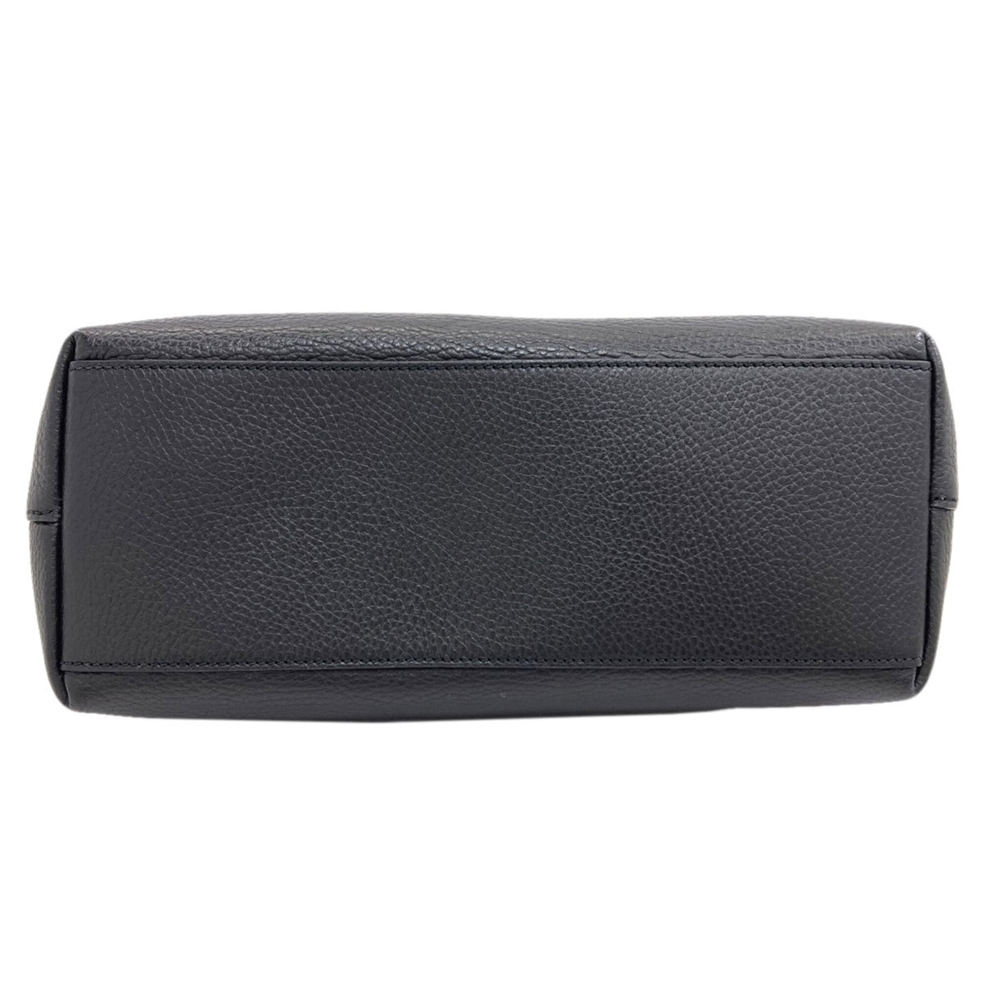Gucci Black Leather Handbag (Pre-Owned)