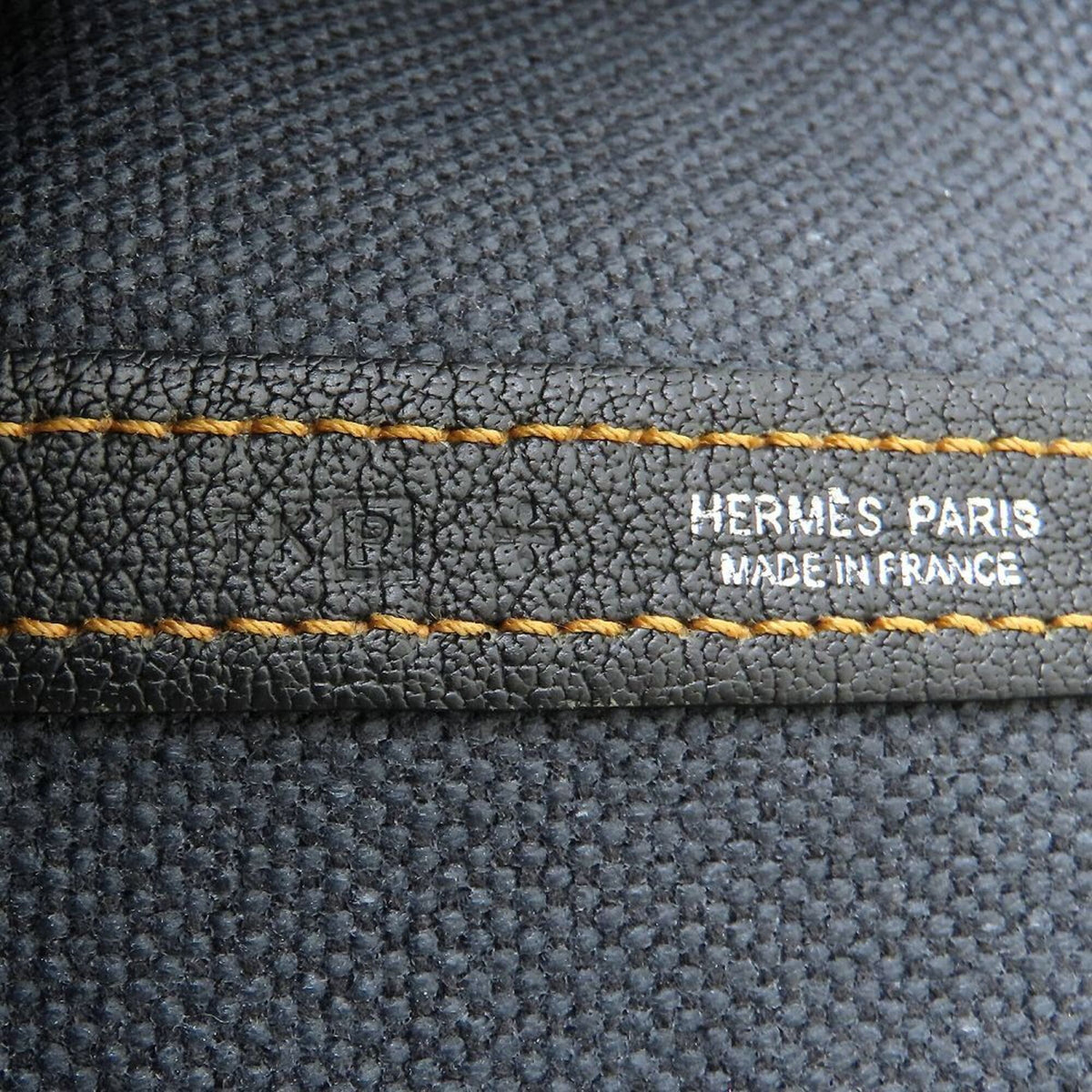 Hermes Blue Toile H Leather Tote Bag (Pre-Owned)