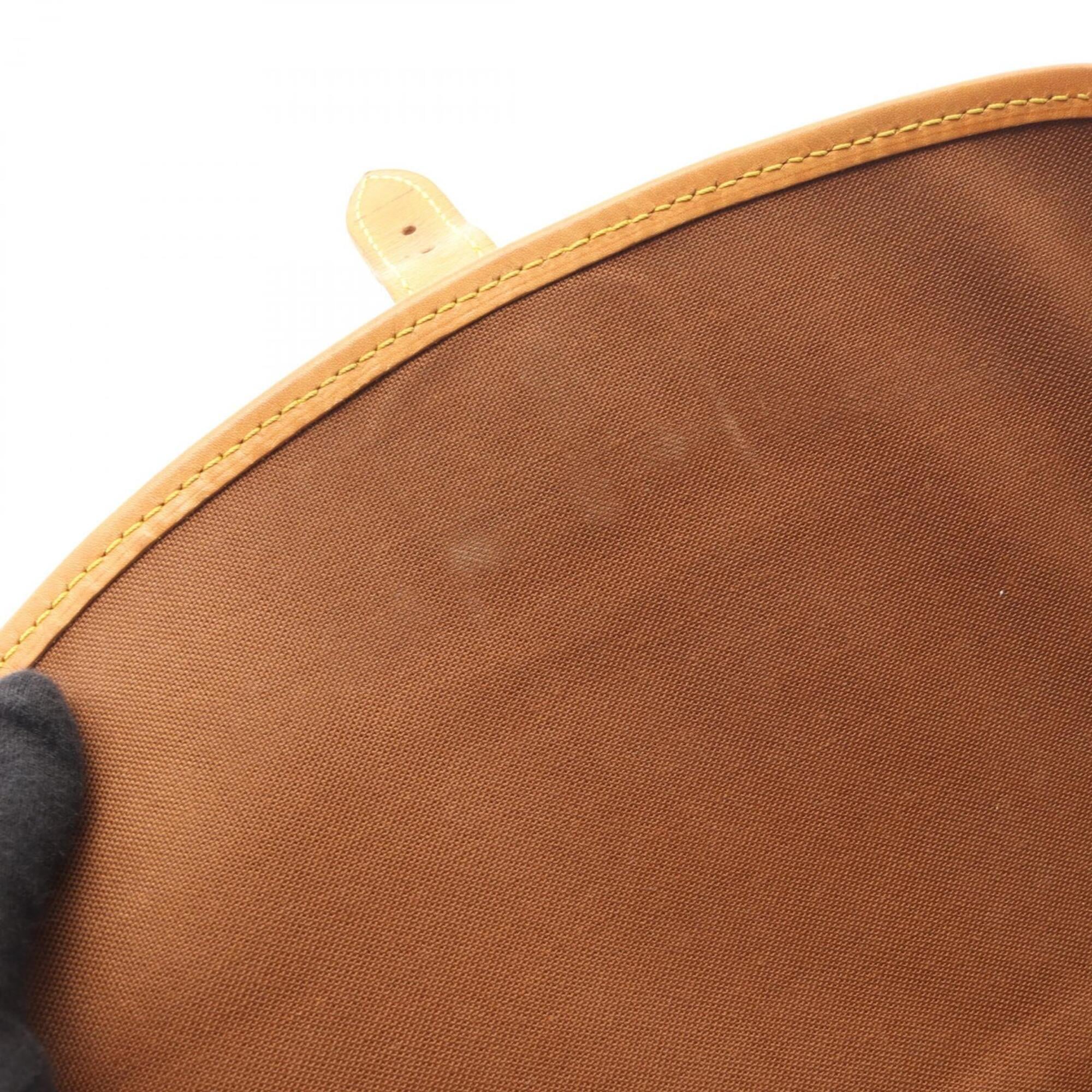 Louis Vuitton Brown Pvc Coated Canvas Leather Handbag Shoulder Bag (Pre-Owned)