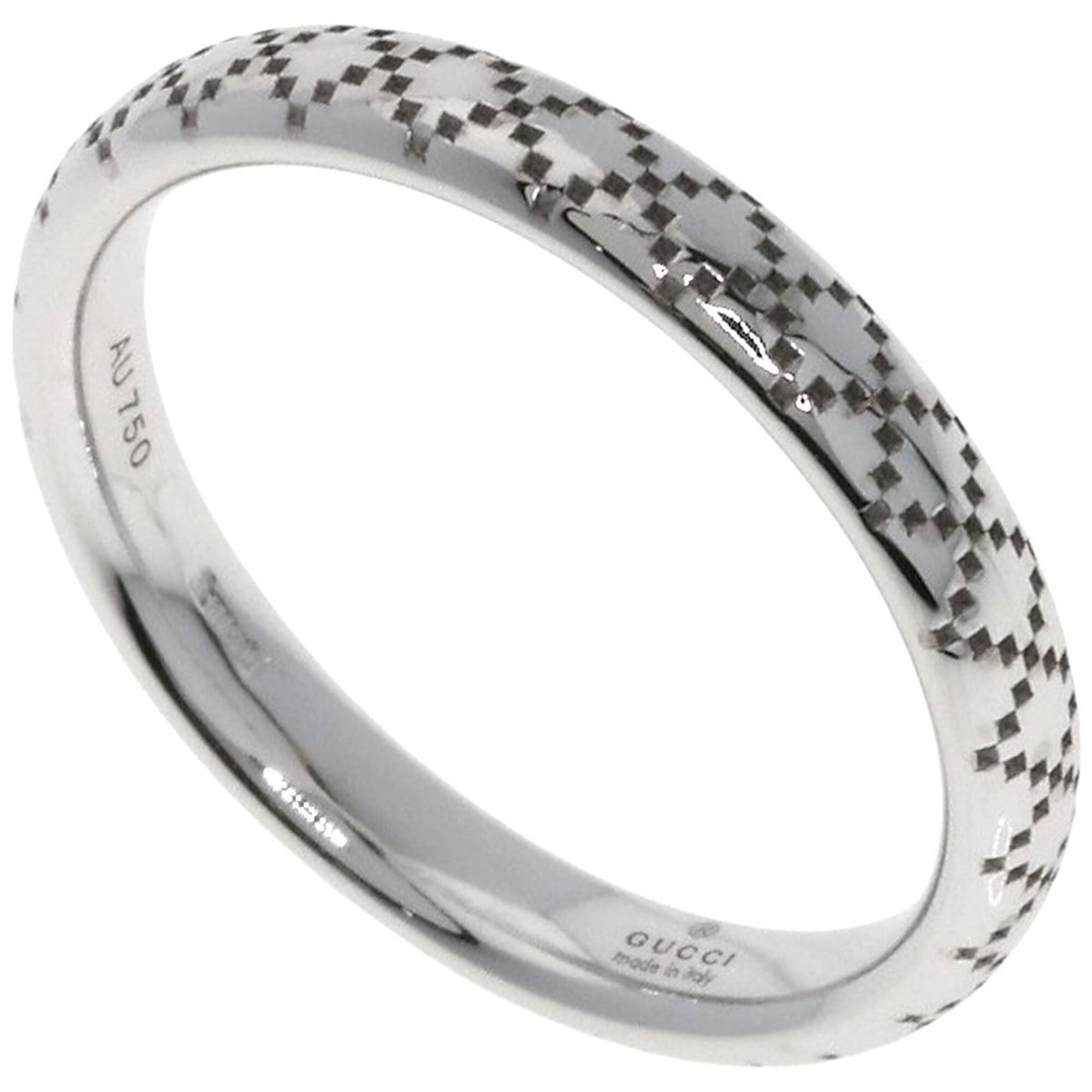 Gucci White Gold (18K) Band Ring (Pre-Owned)