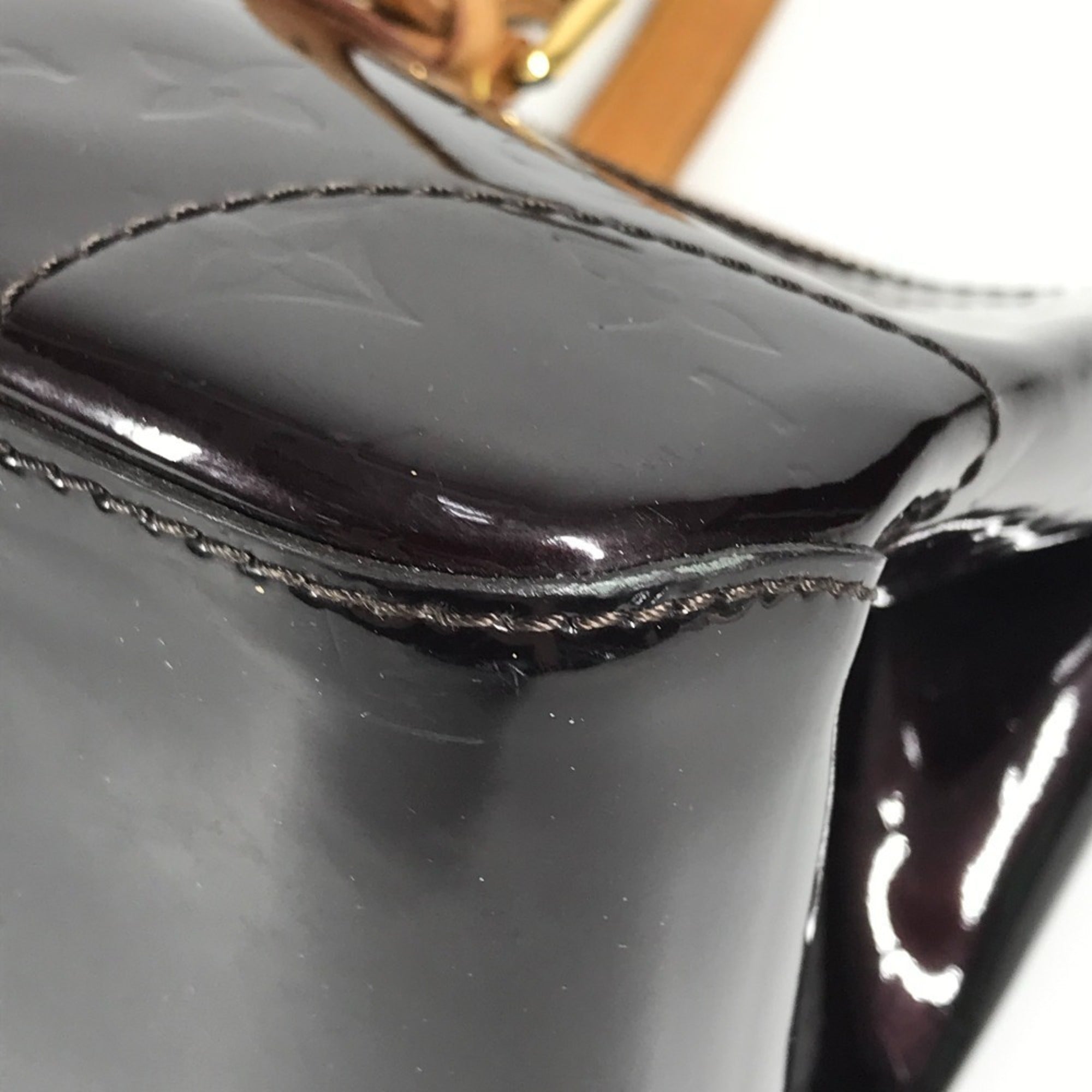 Louis Vuitton Amarante Monogram Purple Monogram Vernis Shoulder Bag (Pre-Owned)