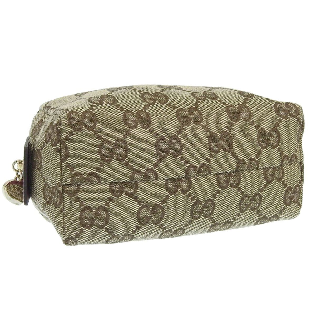 Gucci Gg Canvas Brown Gg Canvas Pouch (Pre-Owned)