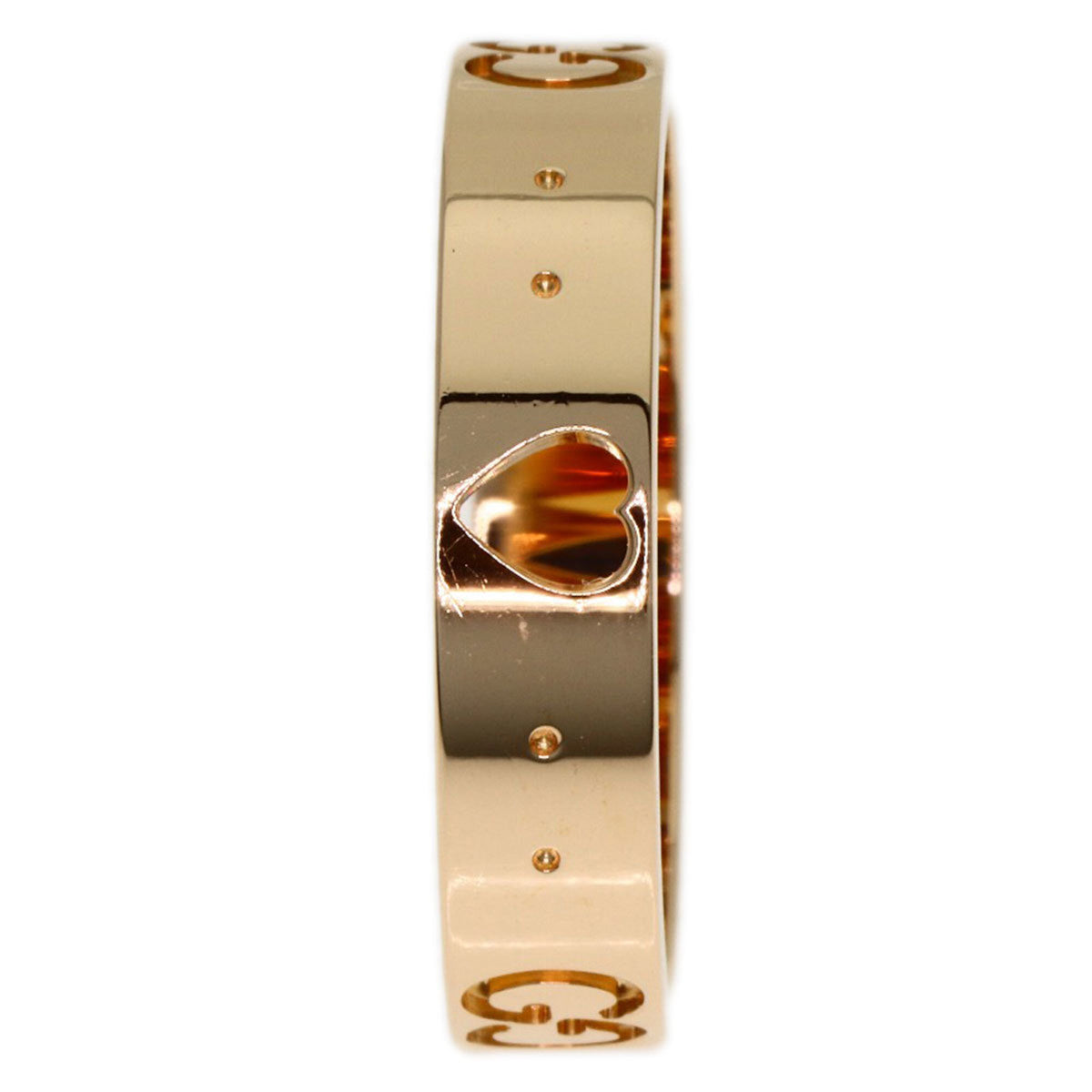 Gucci Icon Pink Gold (18K) Band Ring (Pre-Owned)
