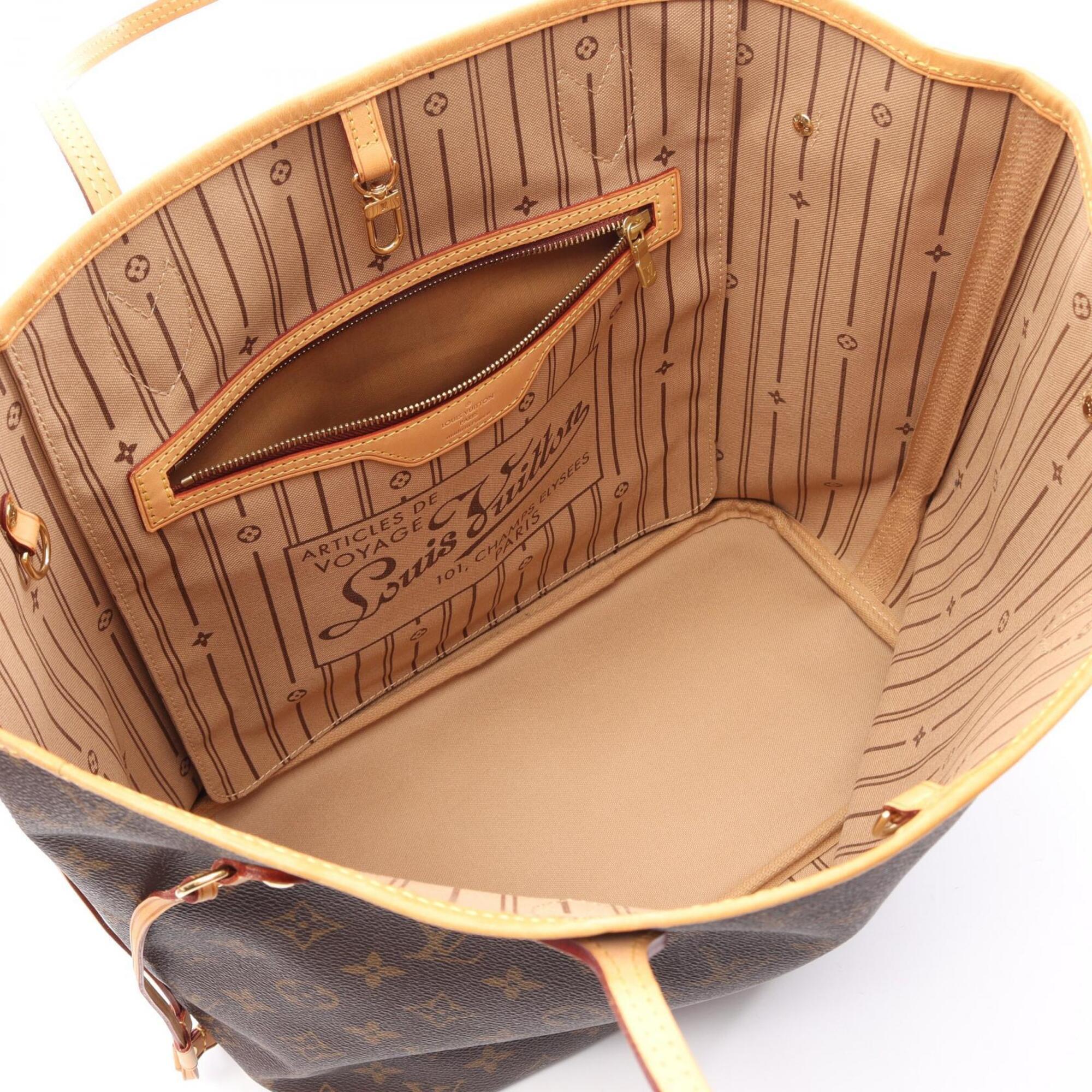 Louis Vuitton Brown Monogram Monogram Leather Coated Canvas Handbag Tote Bag (Pre-Owned)