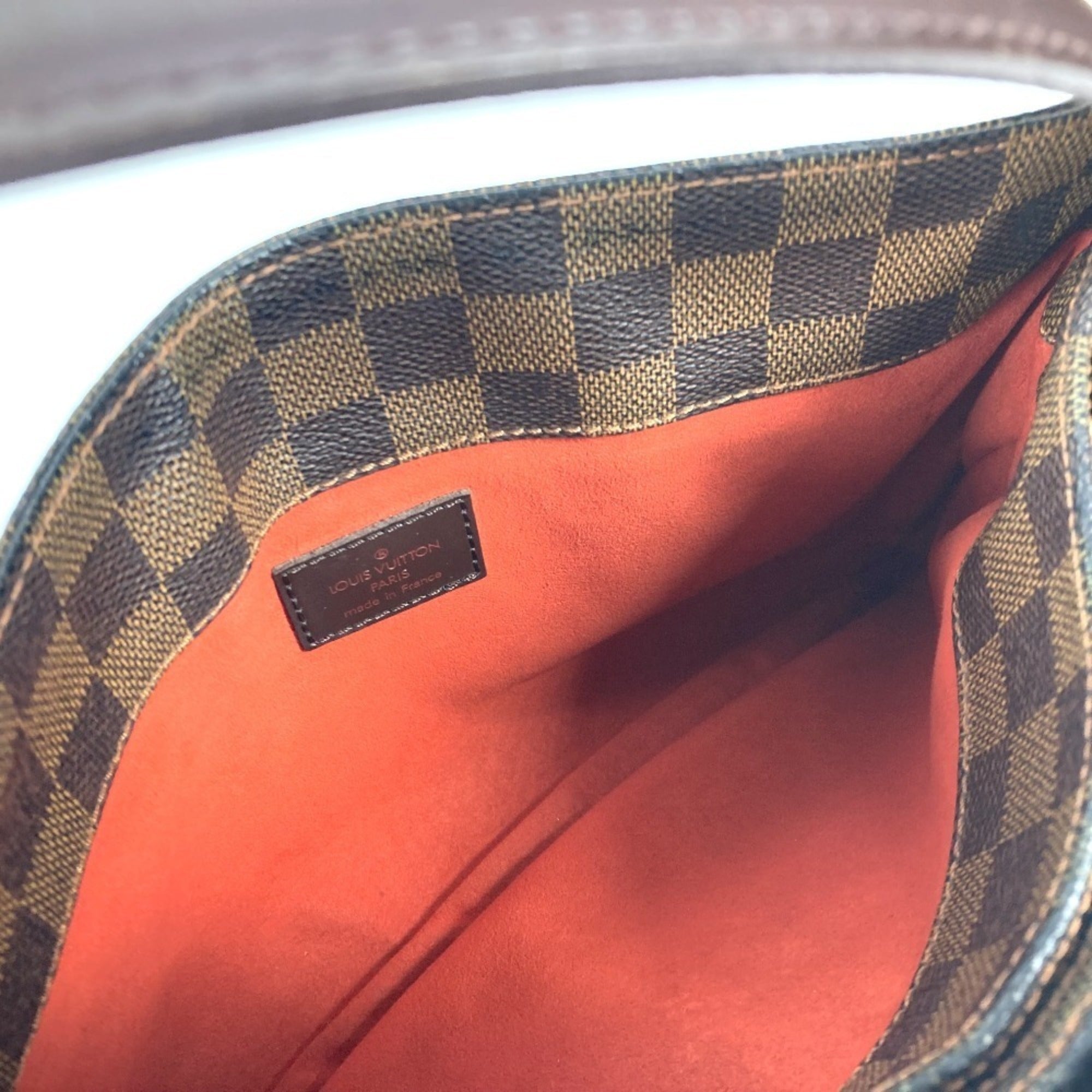 Louis Vuitton Brown Ebene Damier Canvas Shoulder Bag (Pre-Owned)