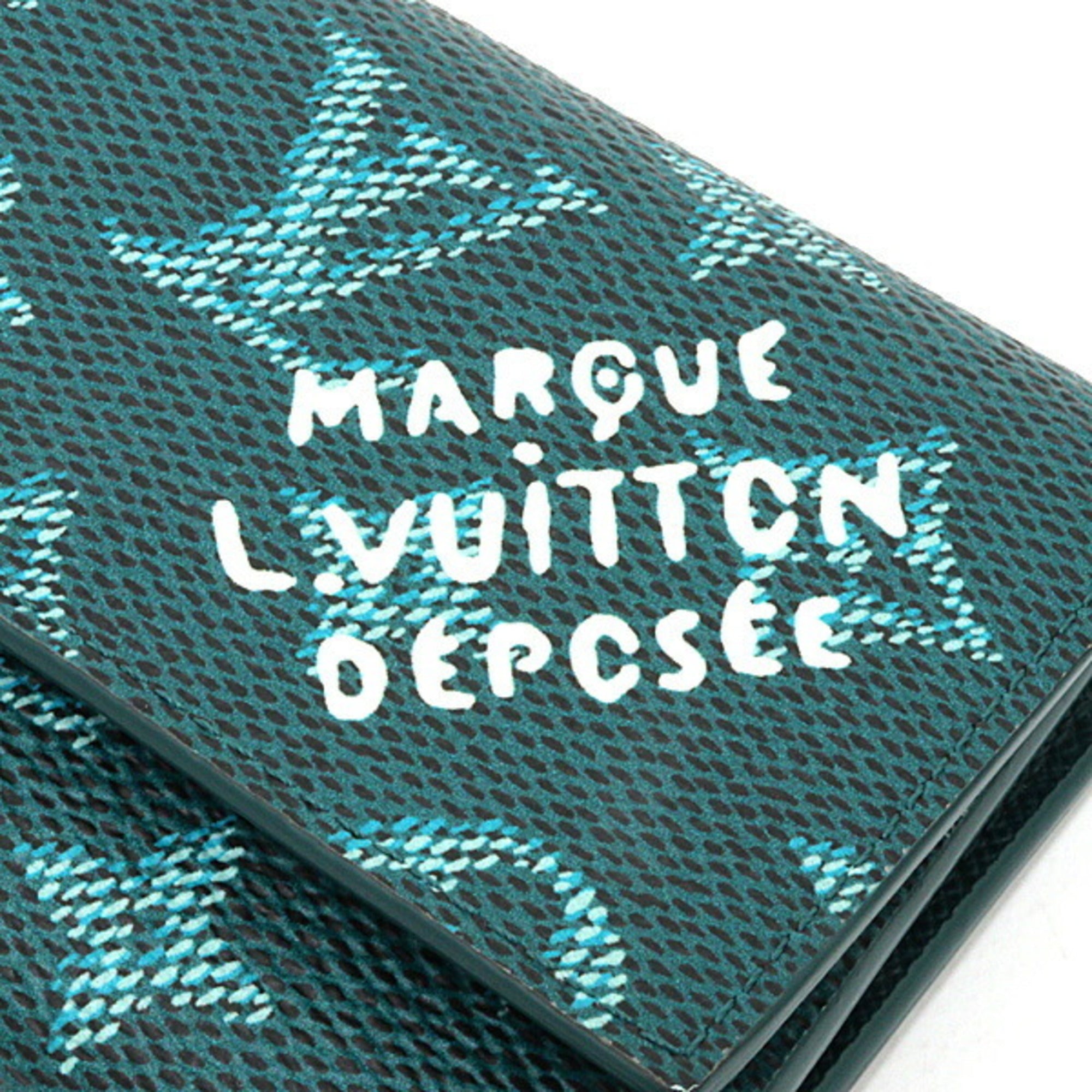 Louis Vuitton Monogram Green Wallet (Tri-Fold) (Pre-Owned)