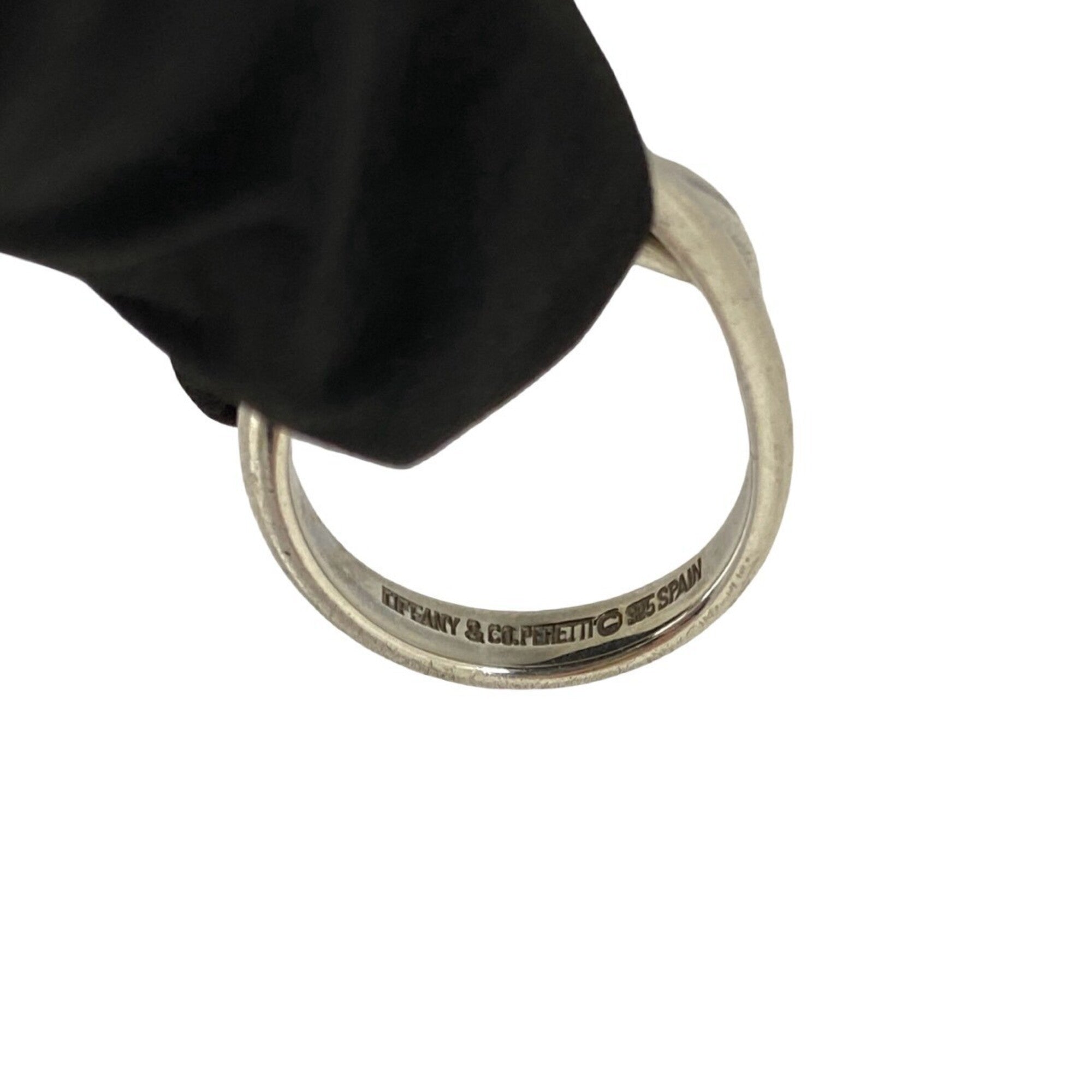 Tiffany Silver Silver 925 Band Ring (Pre-Owned)