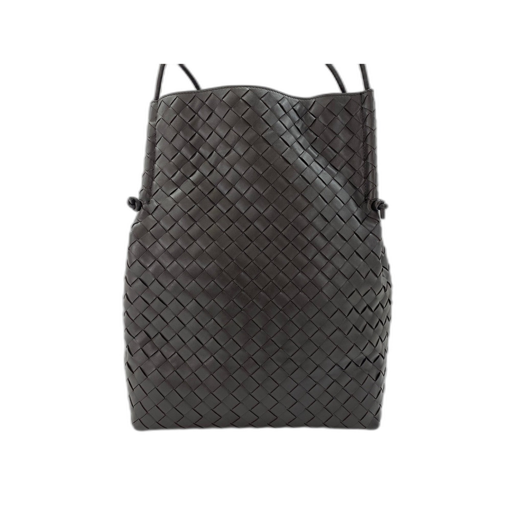 Bottega Veneta Intrecciato Brown Intrecciato Tote Bag (Pre-Owned)