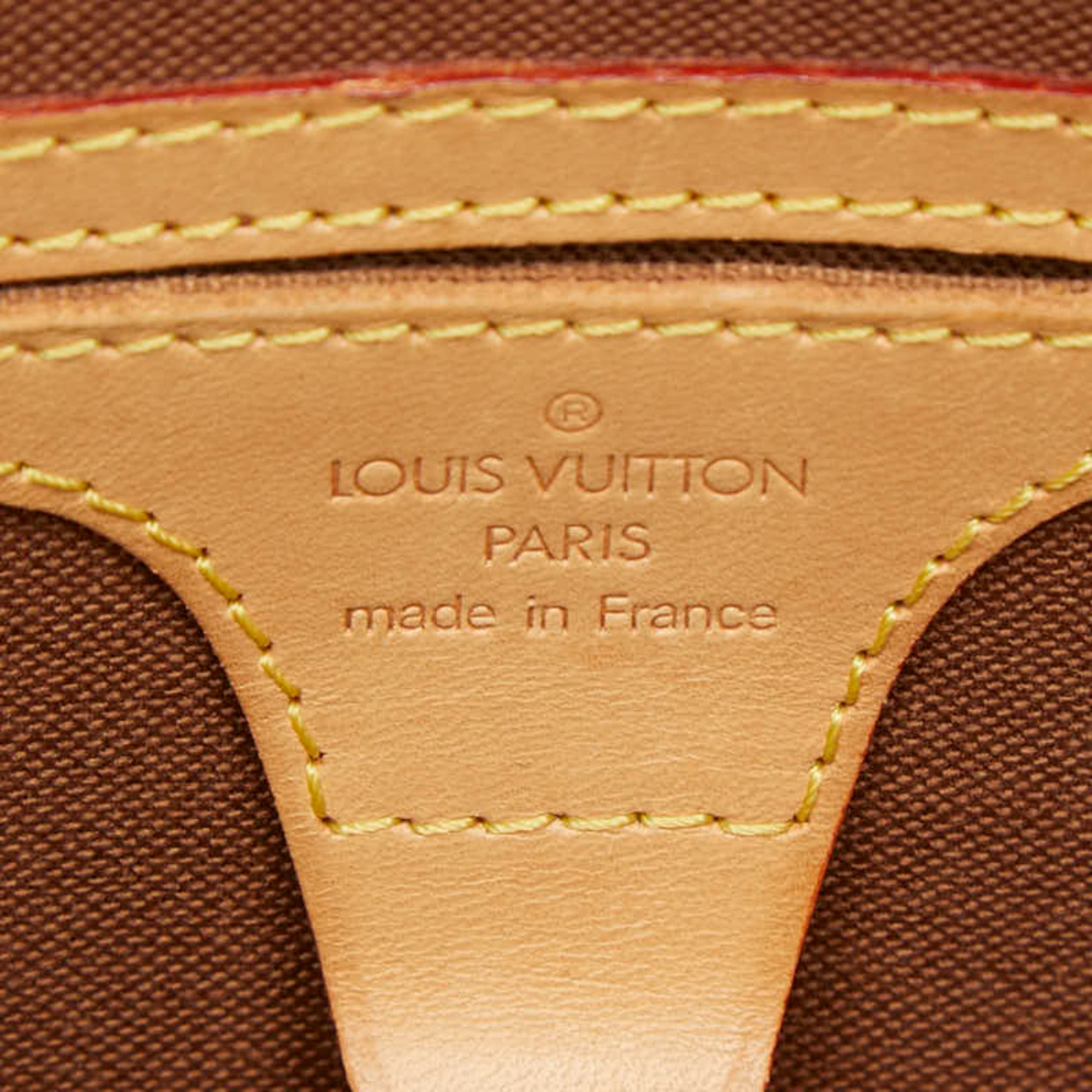Louis Vuitton Monogram Brown Pvc Leather Handbag (Pre-Owned)