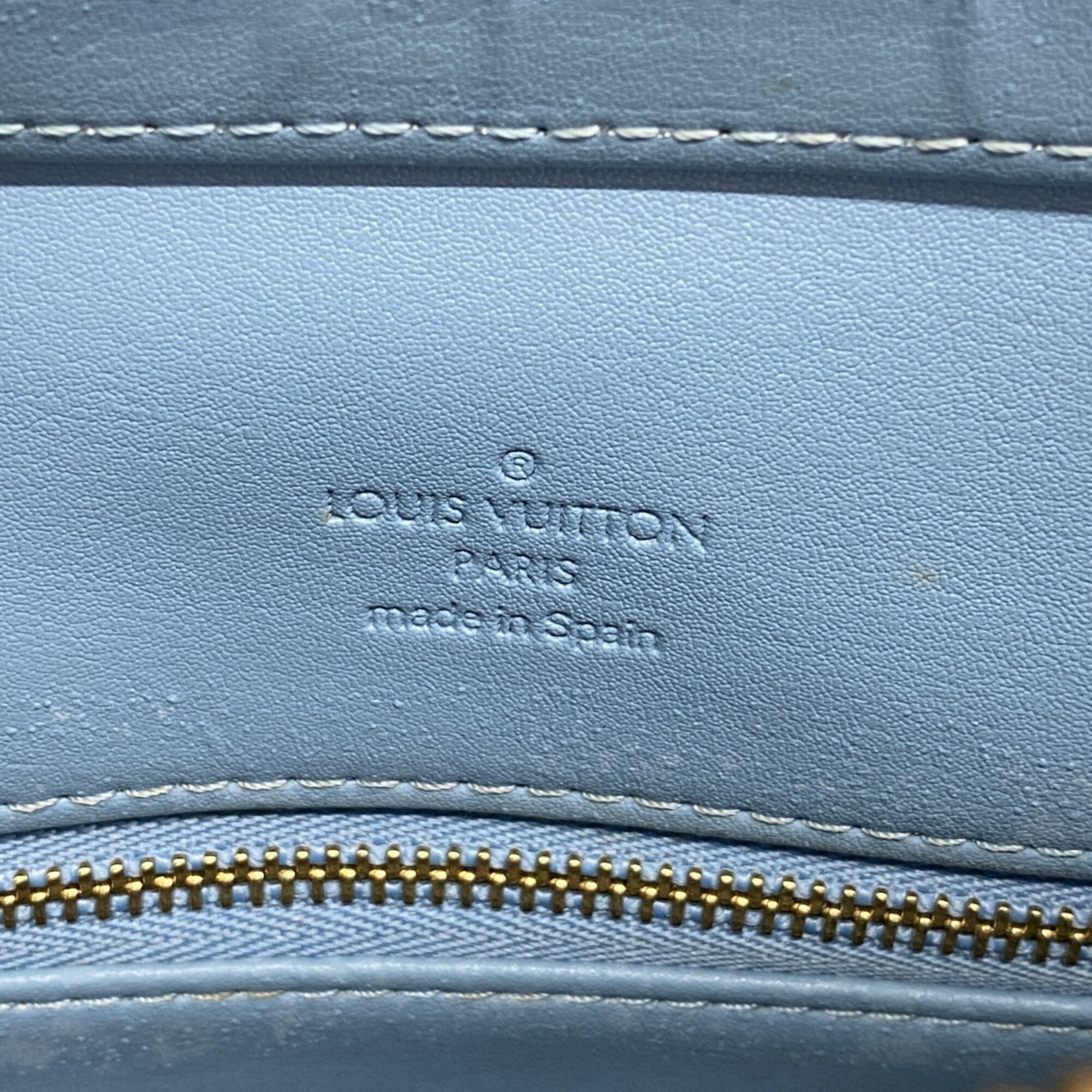 Louis Vuitton Baby Blue Tote Bag (Pre-Owned)