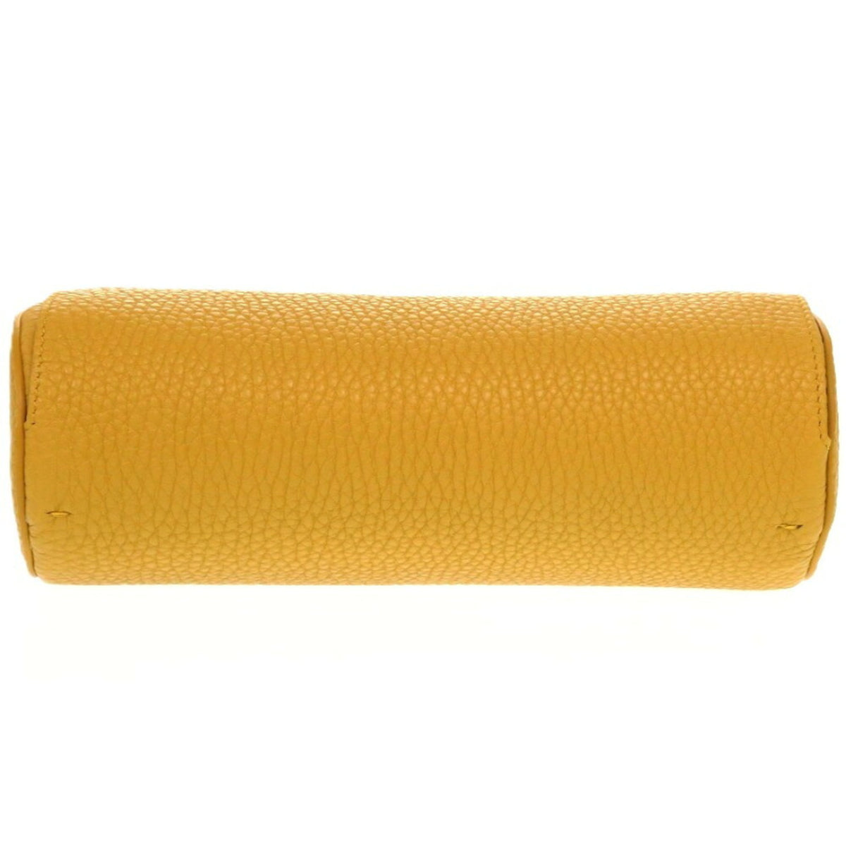 Fendi Yellow Leather Pouch (Pre-Owned)