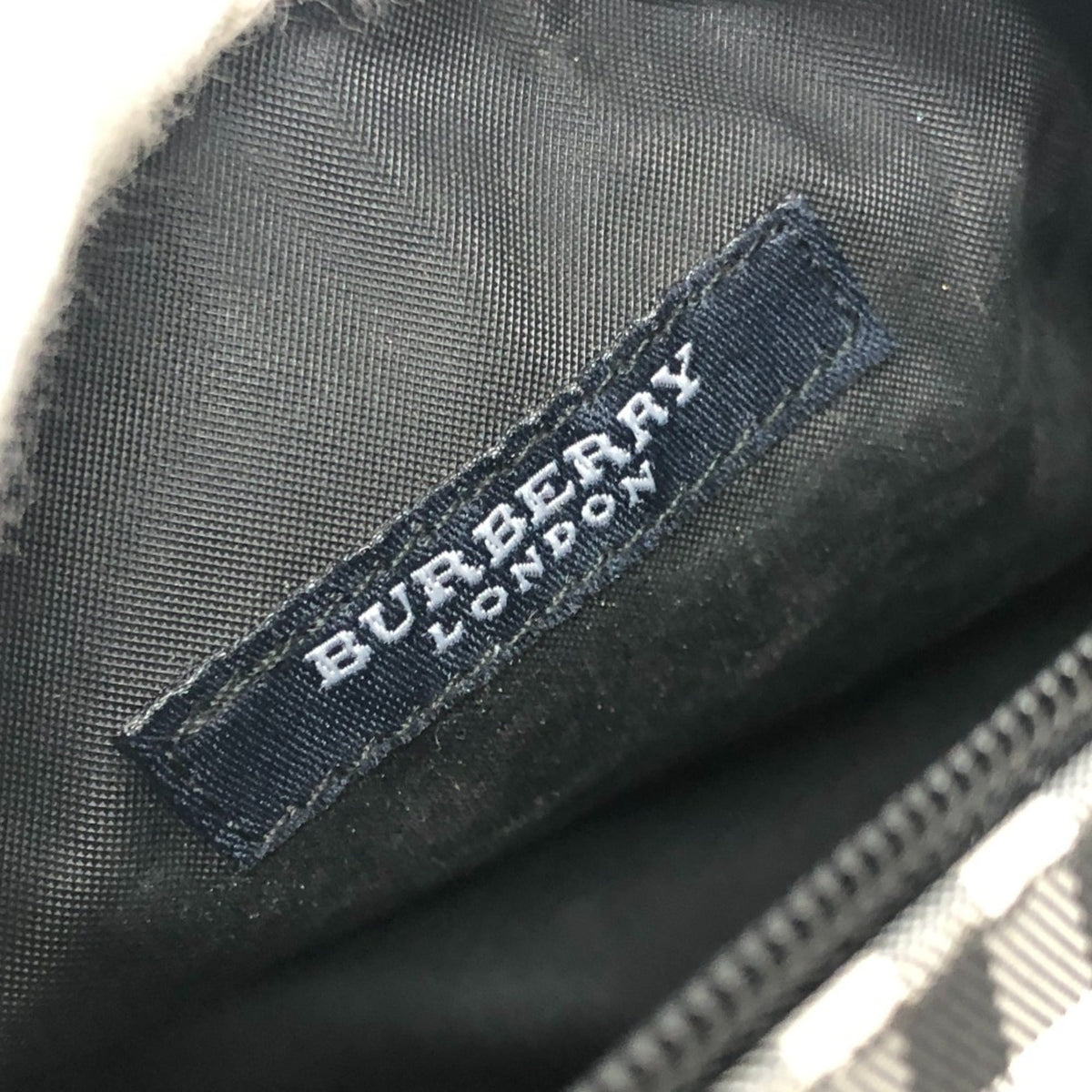 Burberry Black Canvas Handbag (Pre-Owned)