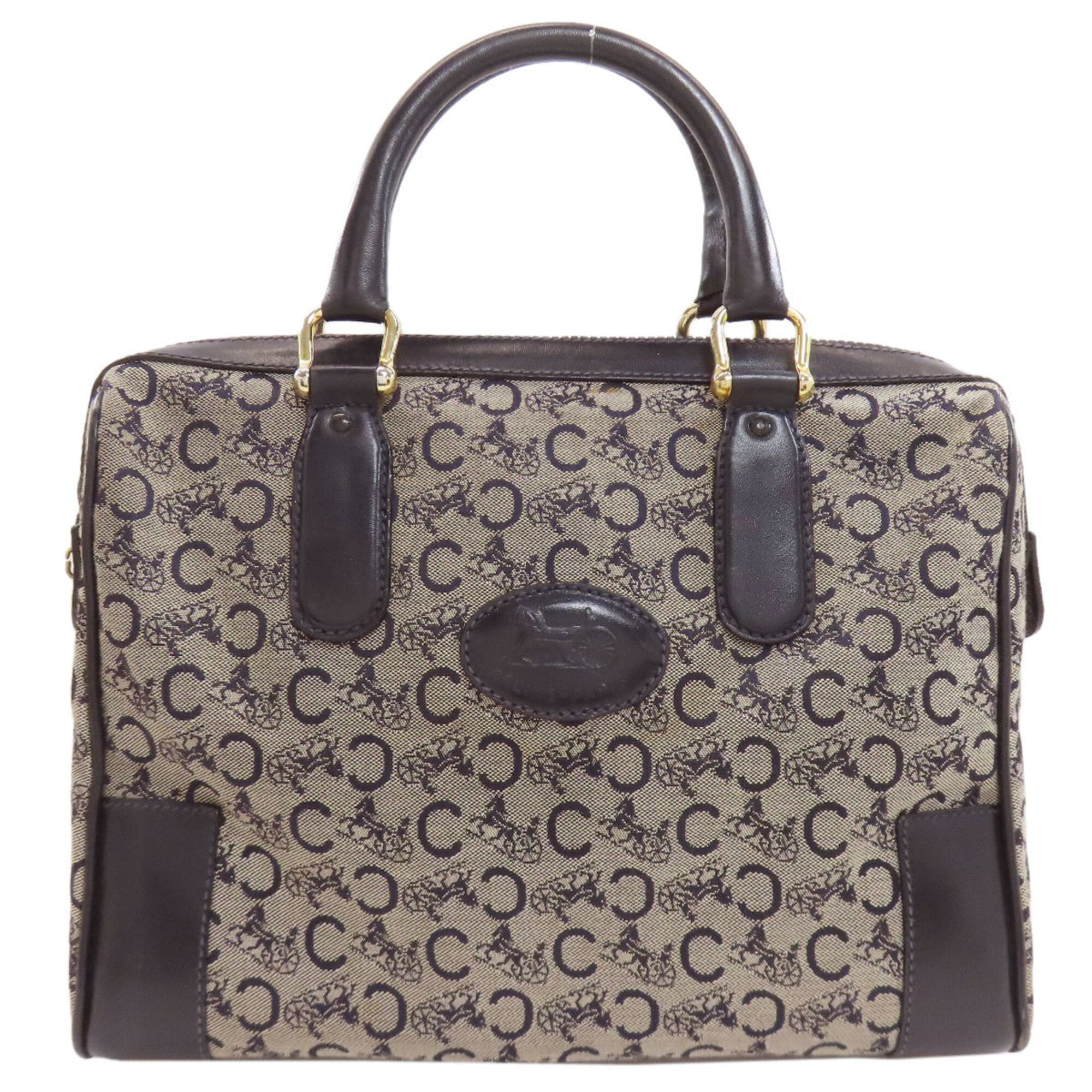 Celine Navy Canvas Handbag (Pre-Owned)