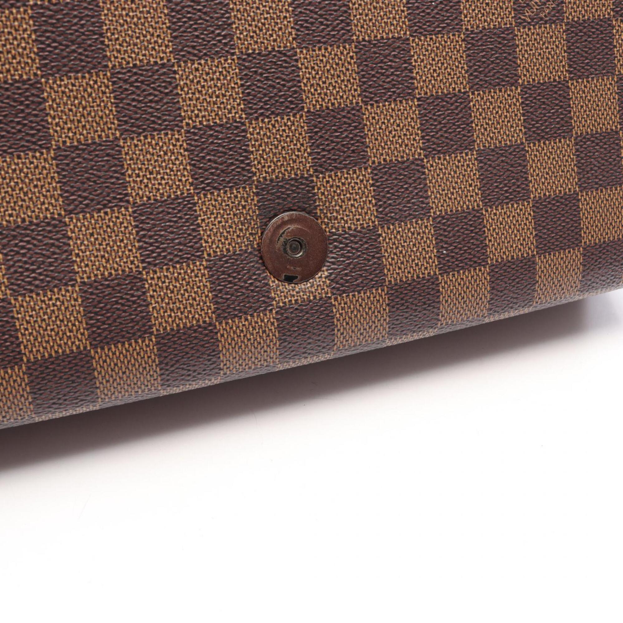 Louis Vuitton Brown Coated Canvas Pvc Leather Handbag Shoulder Bag (Pre-Owned)