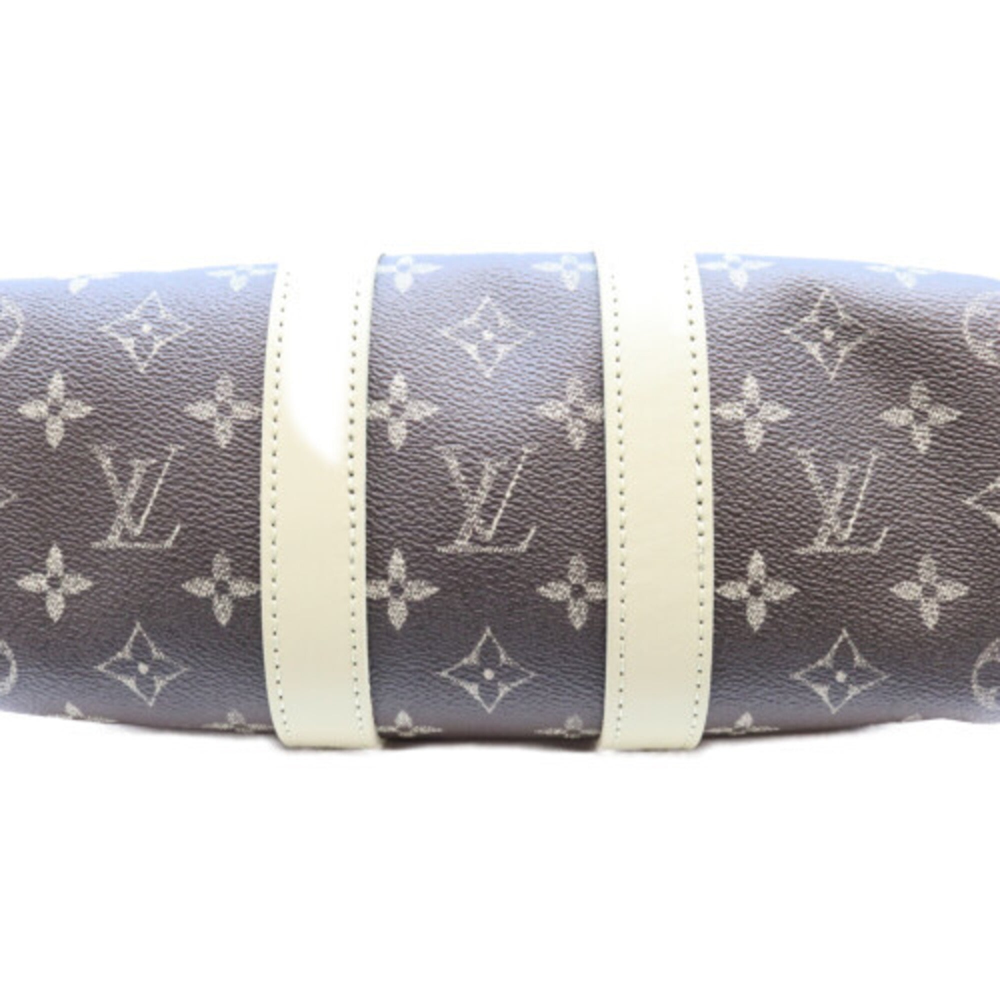 Louis Vuitton Green Khaki Monogram Boston Bag (Pre-Owned)