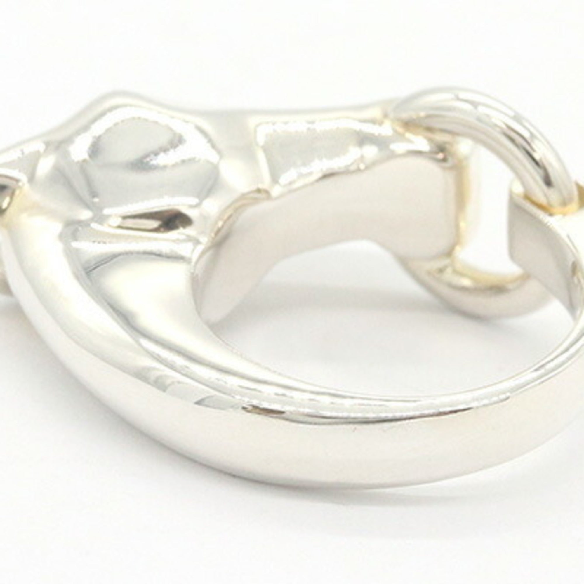 Hermes Sterling Silver 925 Band Ring (Pre-Owned)