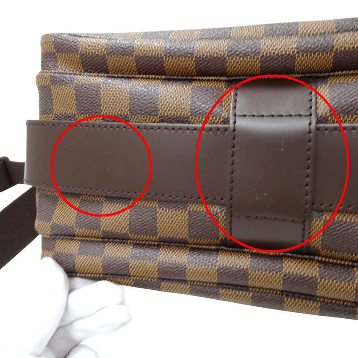 Louis Vuitton Brown Damier Canvas Damier Canvas Handbag Shoulder Bag (Pre-Owned)