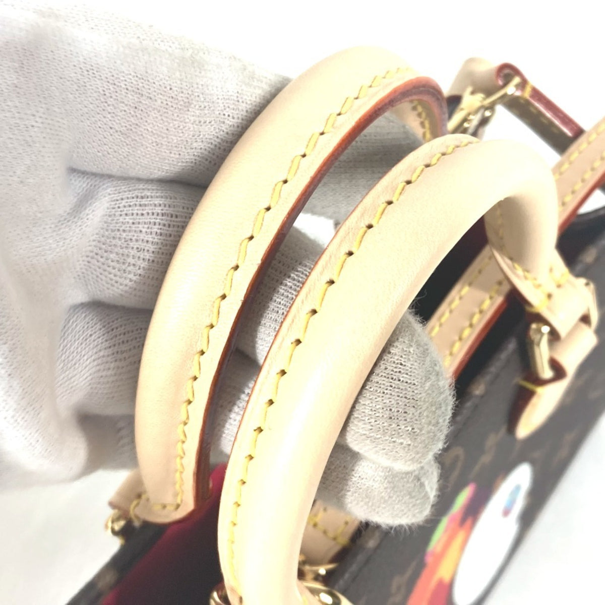Louis Vuitton Brown Monogram Canvas Handbag (Pre-Owned)