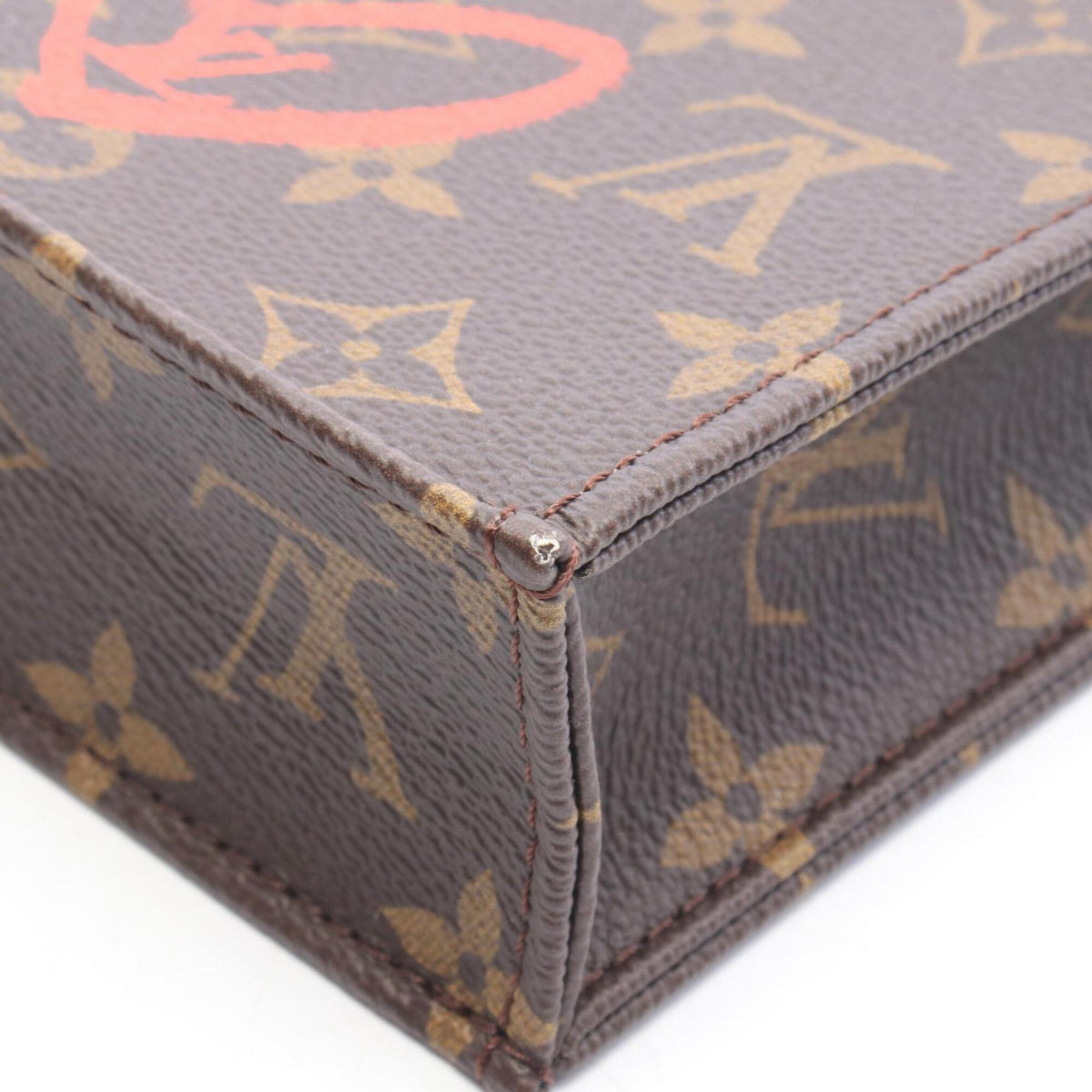 Louis Vuitton Black Brown Multi-Color Coated Canvas Leather Handbag (Pre-Owned)