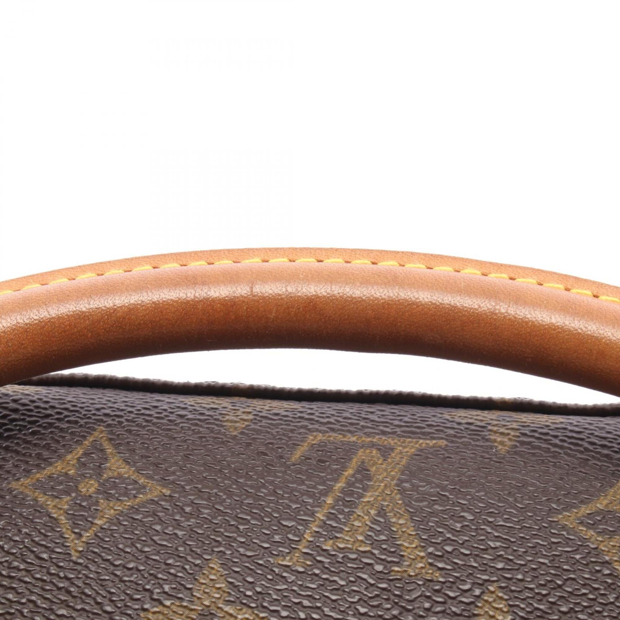 Louis Vuitton Brown Coated Canvas Pvc Monogram Leather Handbag Shoulder Bag (Pre-Owned)