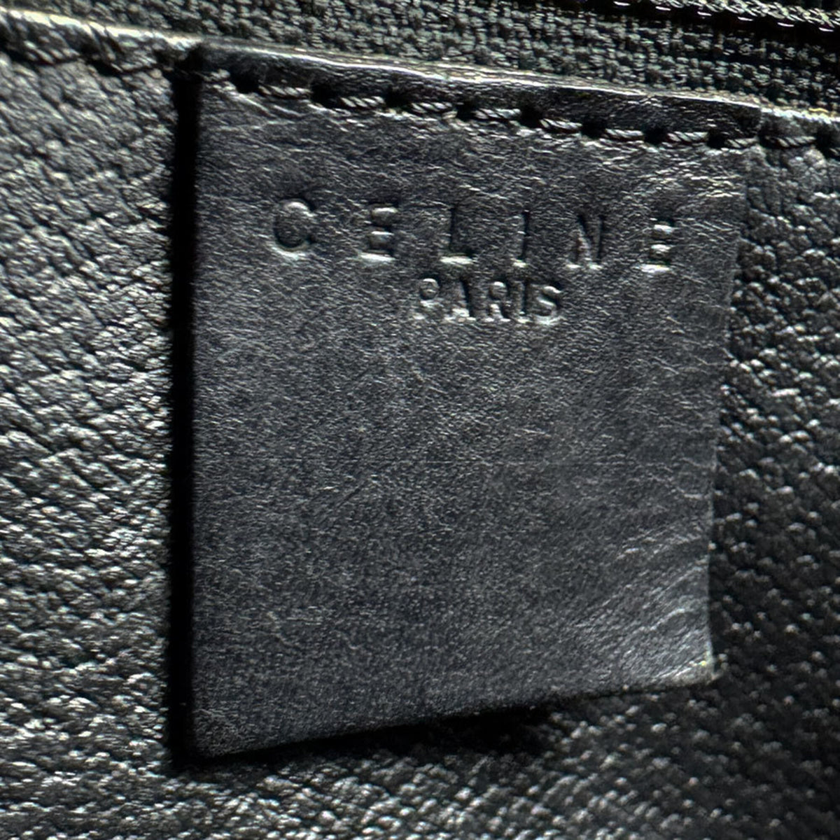 Celine Black Coated Canvas Handbag (Pre-Owned)