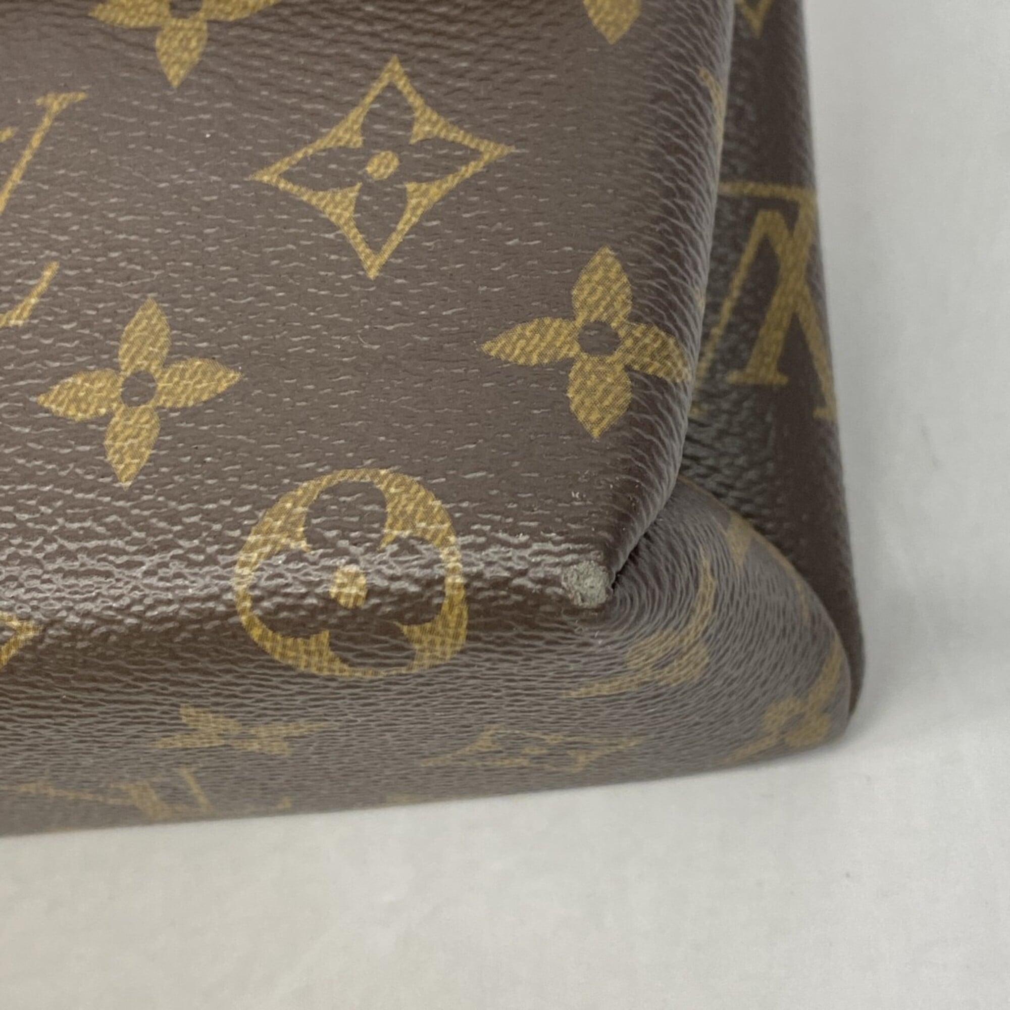 Louis Vuitton Brown Cream Handbag (Pre-Owned)