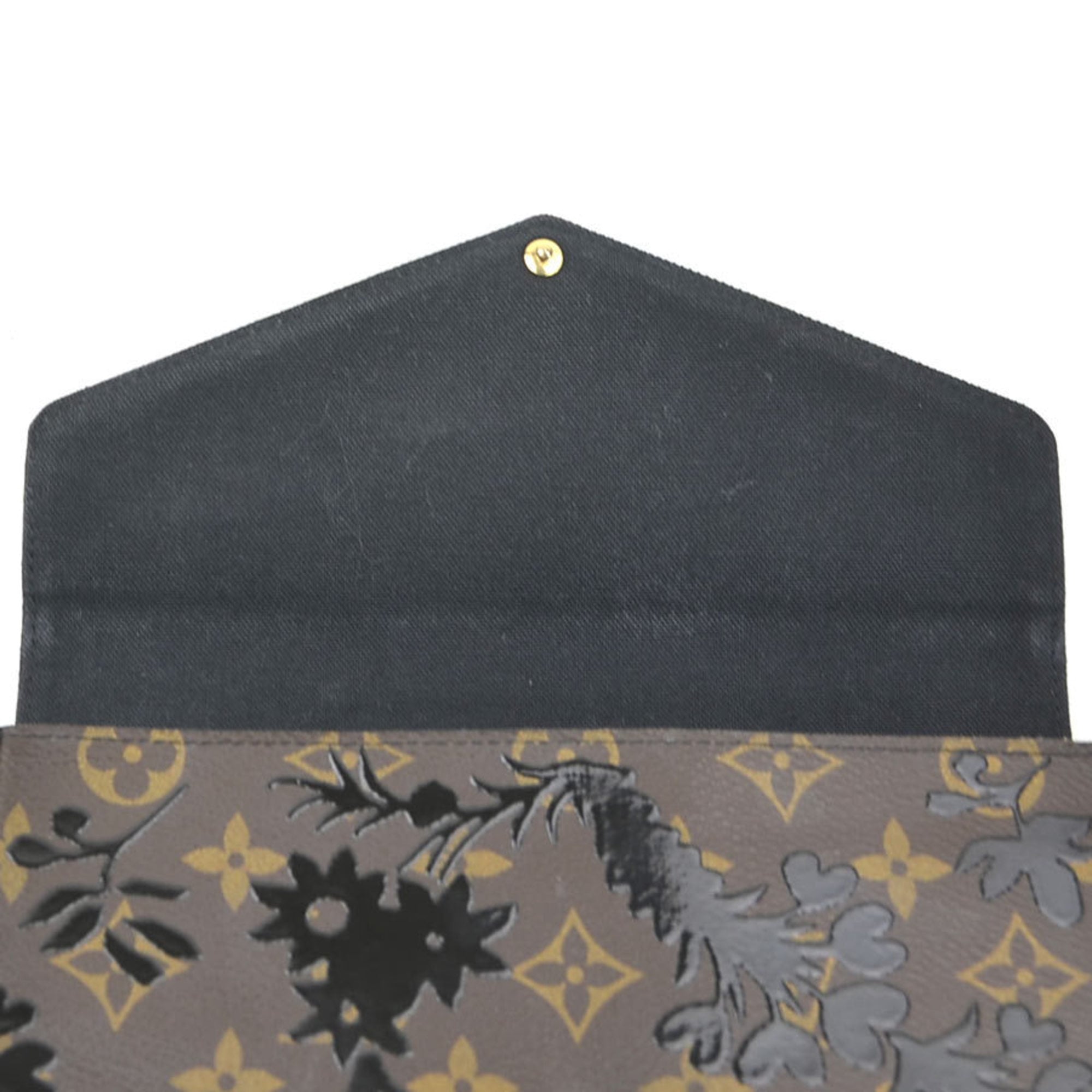 Louis Vuitton Black Brown Monogram Monogram Pochette Shoulder Bag (Pre-Owned)